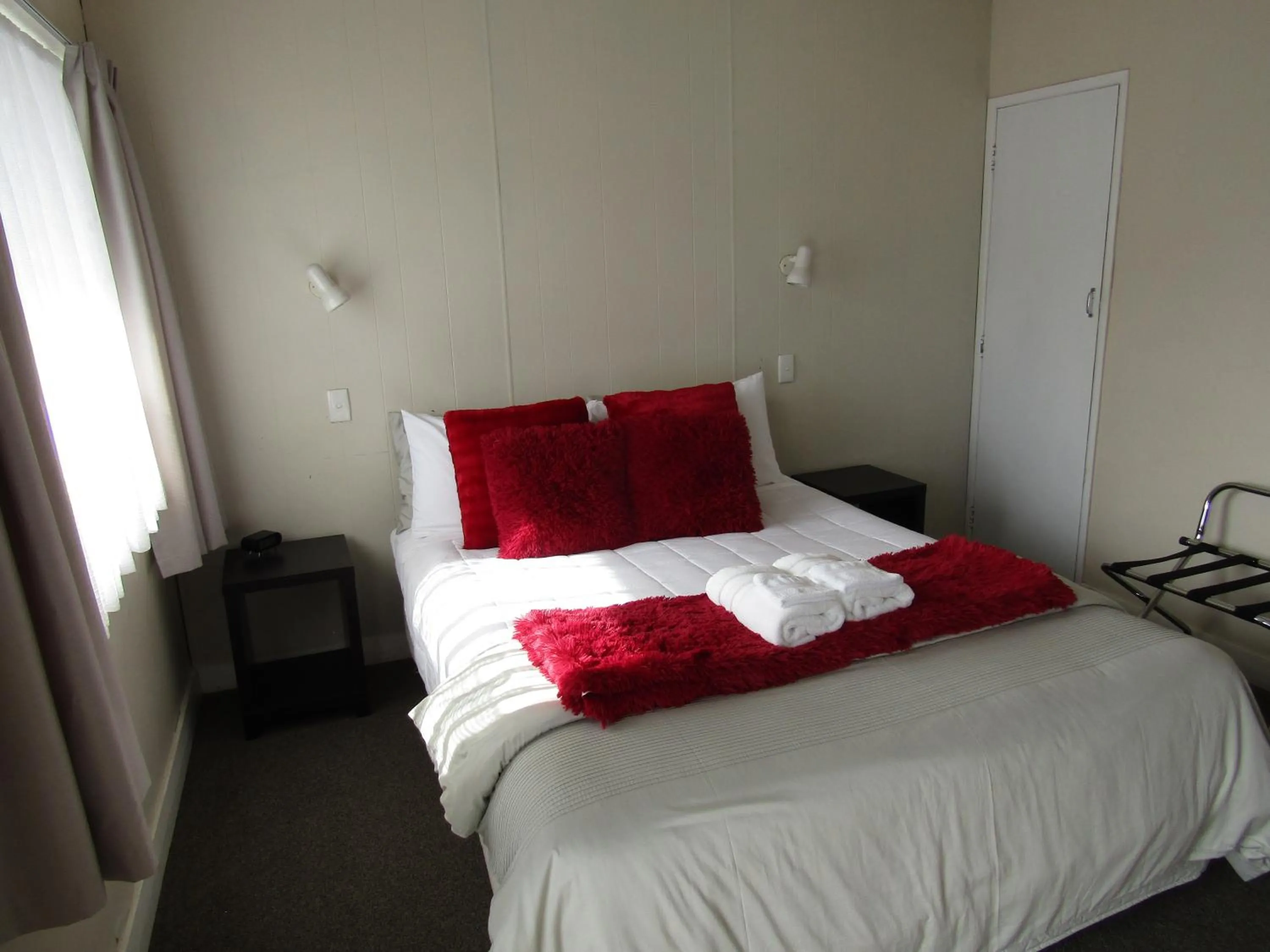 Bed in Anchorage Motel
