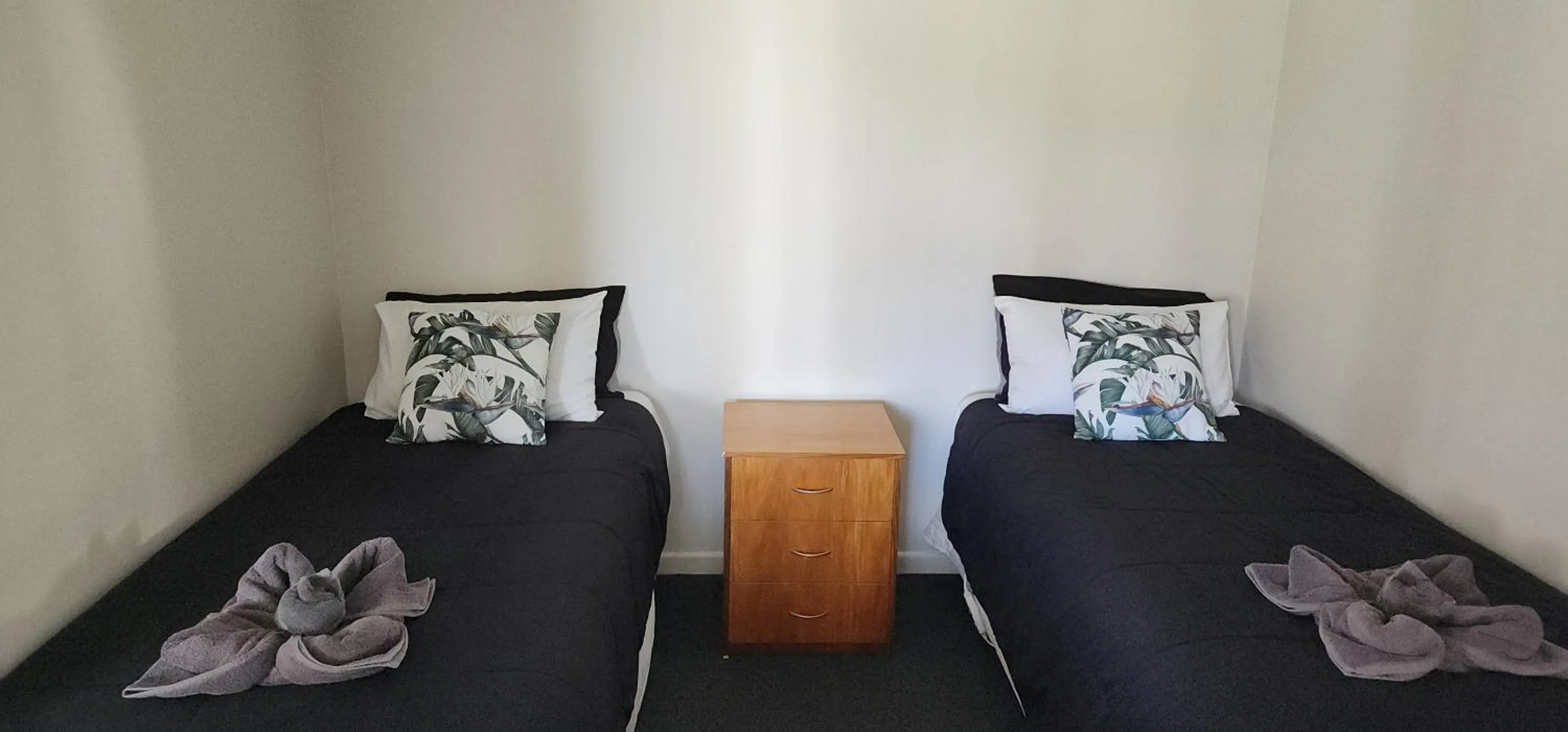 Bed in Anchorage Motel