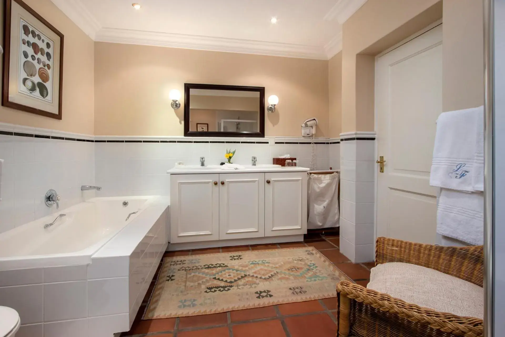 Bathroom in La Fontaine Guest House Hermanus Bathroom in La Fontaine Guest House Hermanus