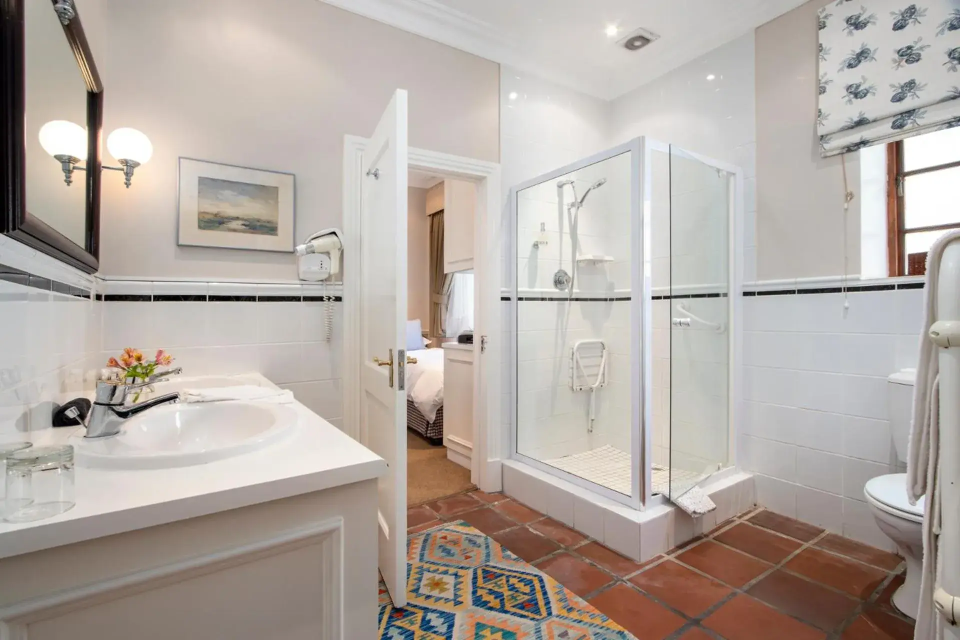 Bathroom in La Fontaine Guest House Hermanus Bathroom in La Fontaine Guest House Hermanus