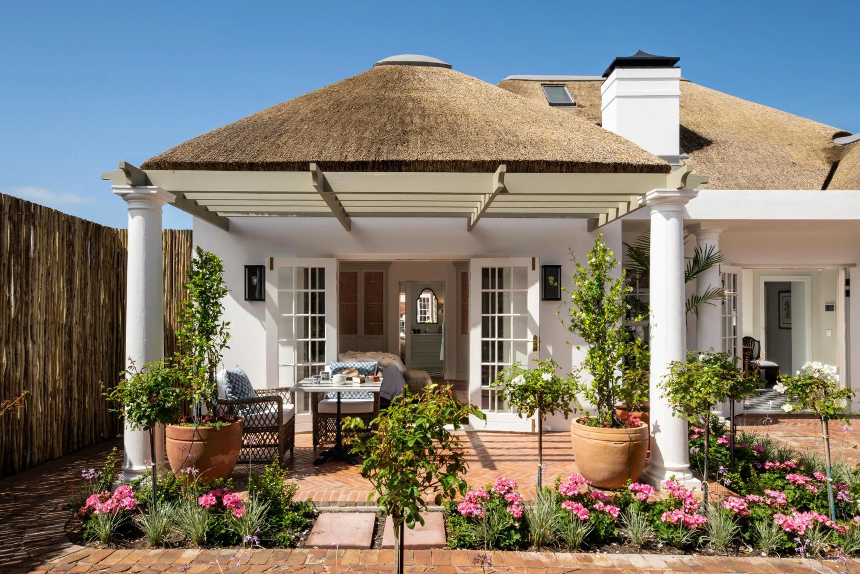 Patio in La Fontaine Guest House Hermanus