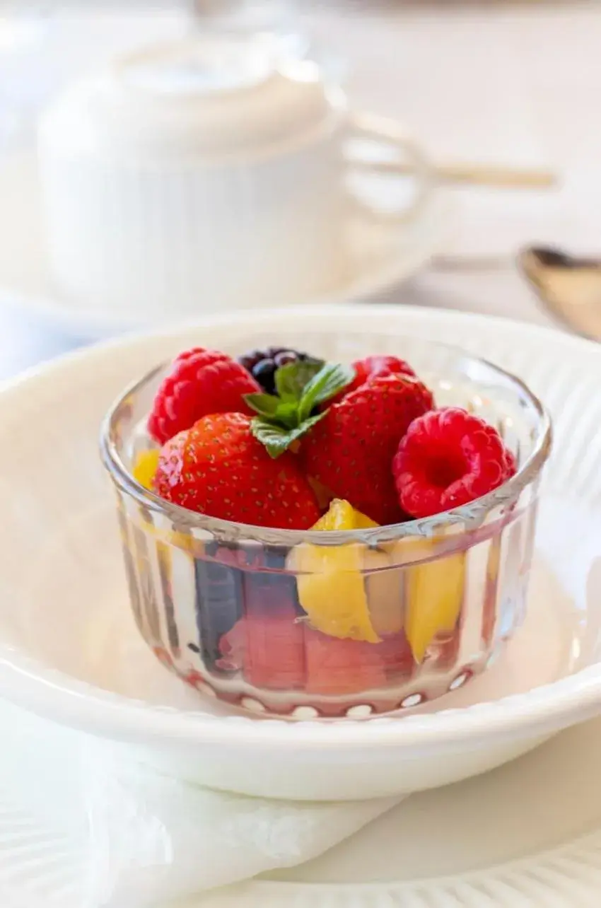 Breakfast in La Fontaine Guest House Hermanus Breakfast in La Fontaine Guest House Hermanus