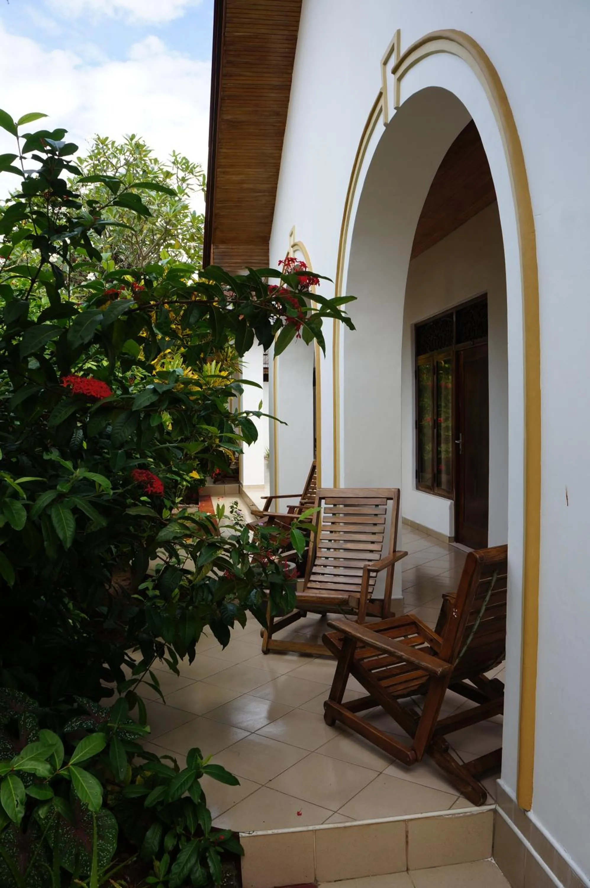 Patio in Tandem Guesthouse
