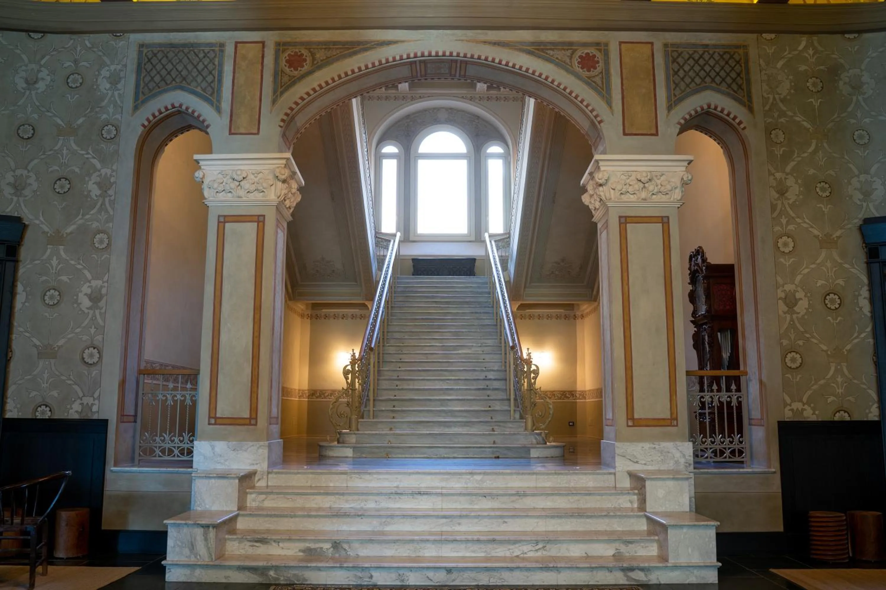 Lobby or reception in Grand Hotel Billia