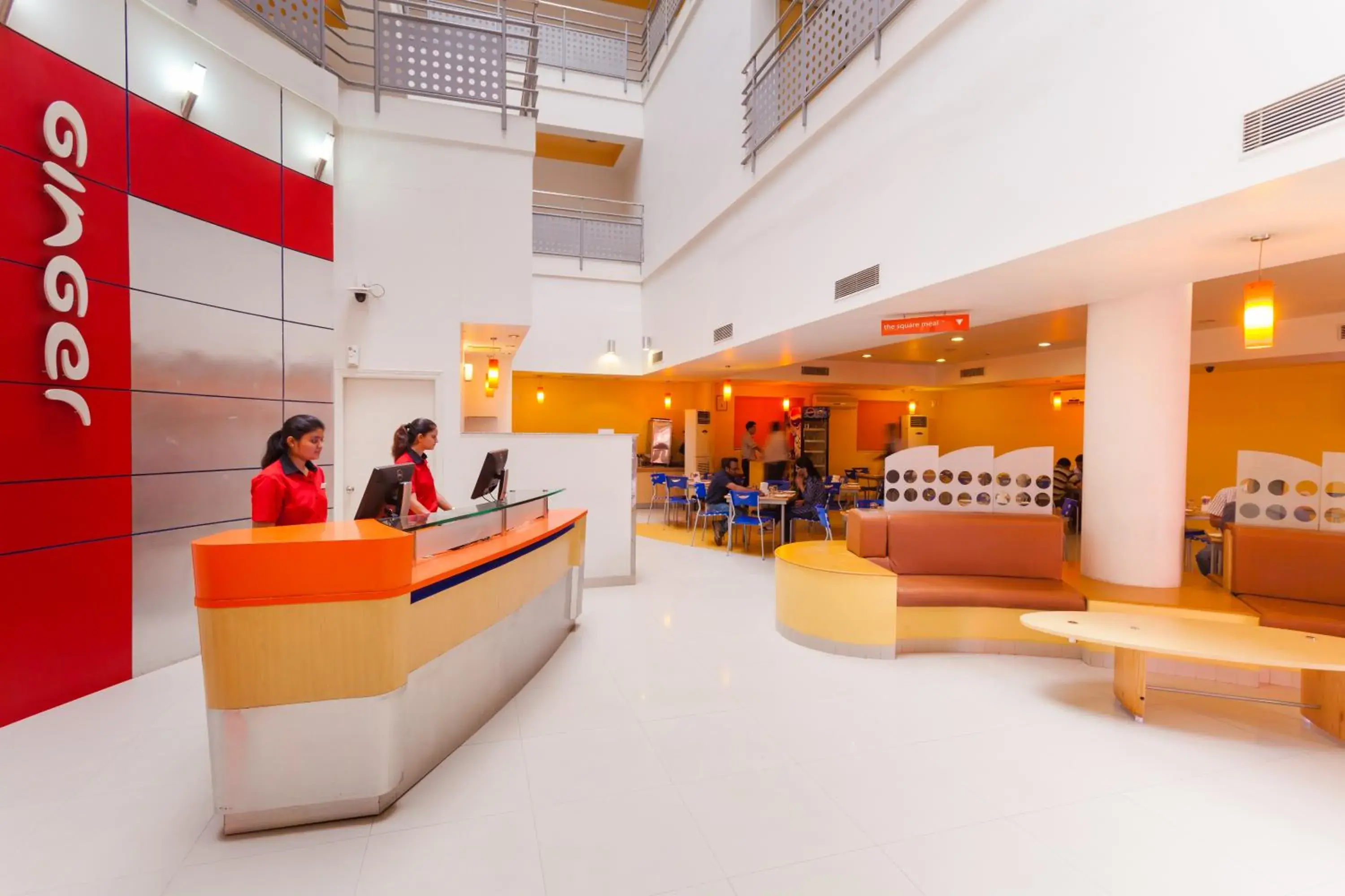 Lobby or reception in Ginger Vadodara Lobby or reception in Ginger Vadodara