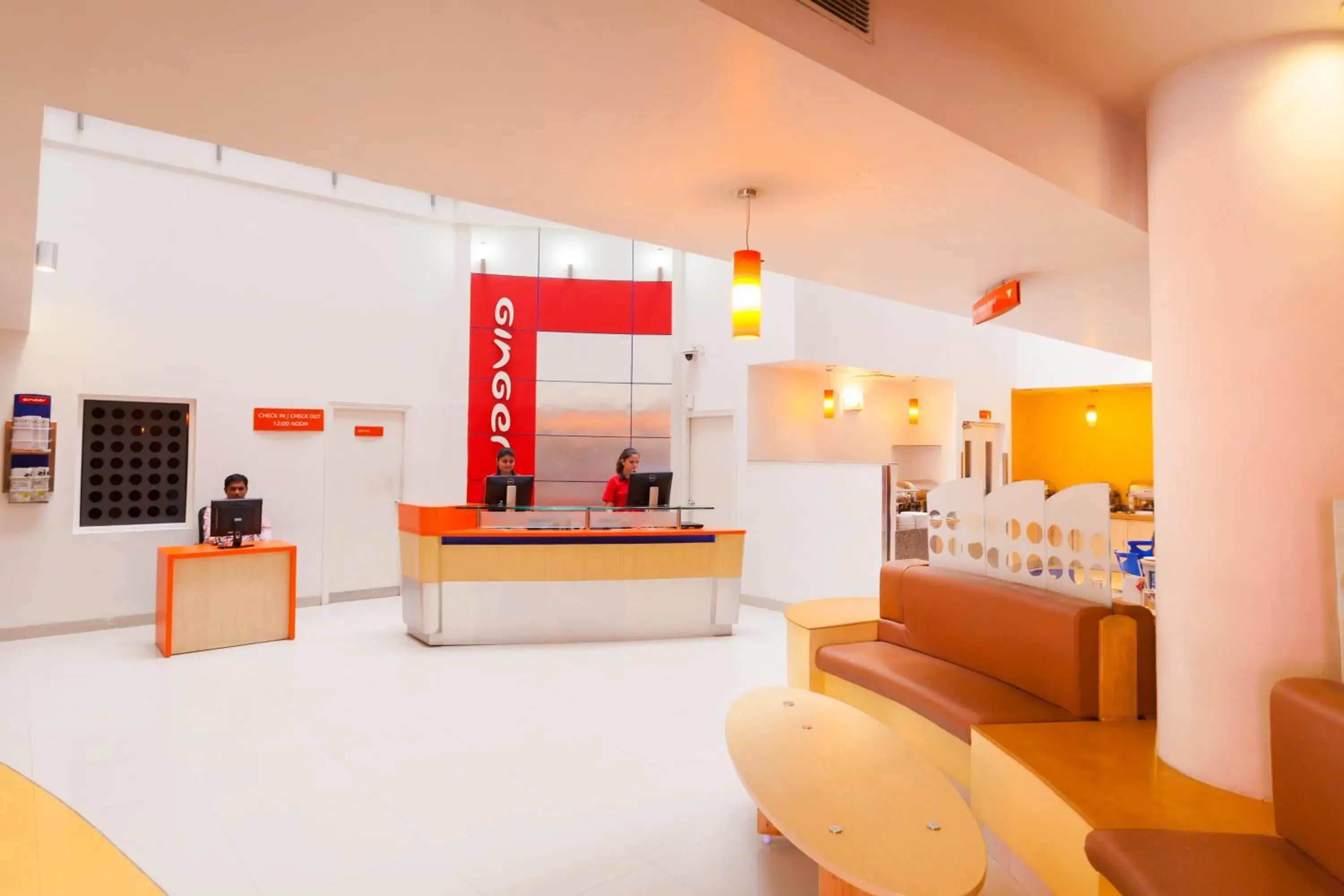 Lobby or reception in Ginger Vadodara Lobby or reception in Ginger Vadodara