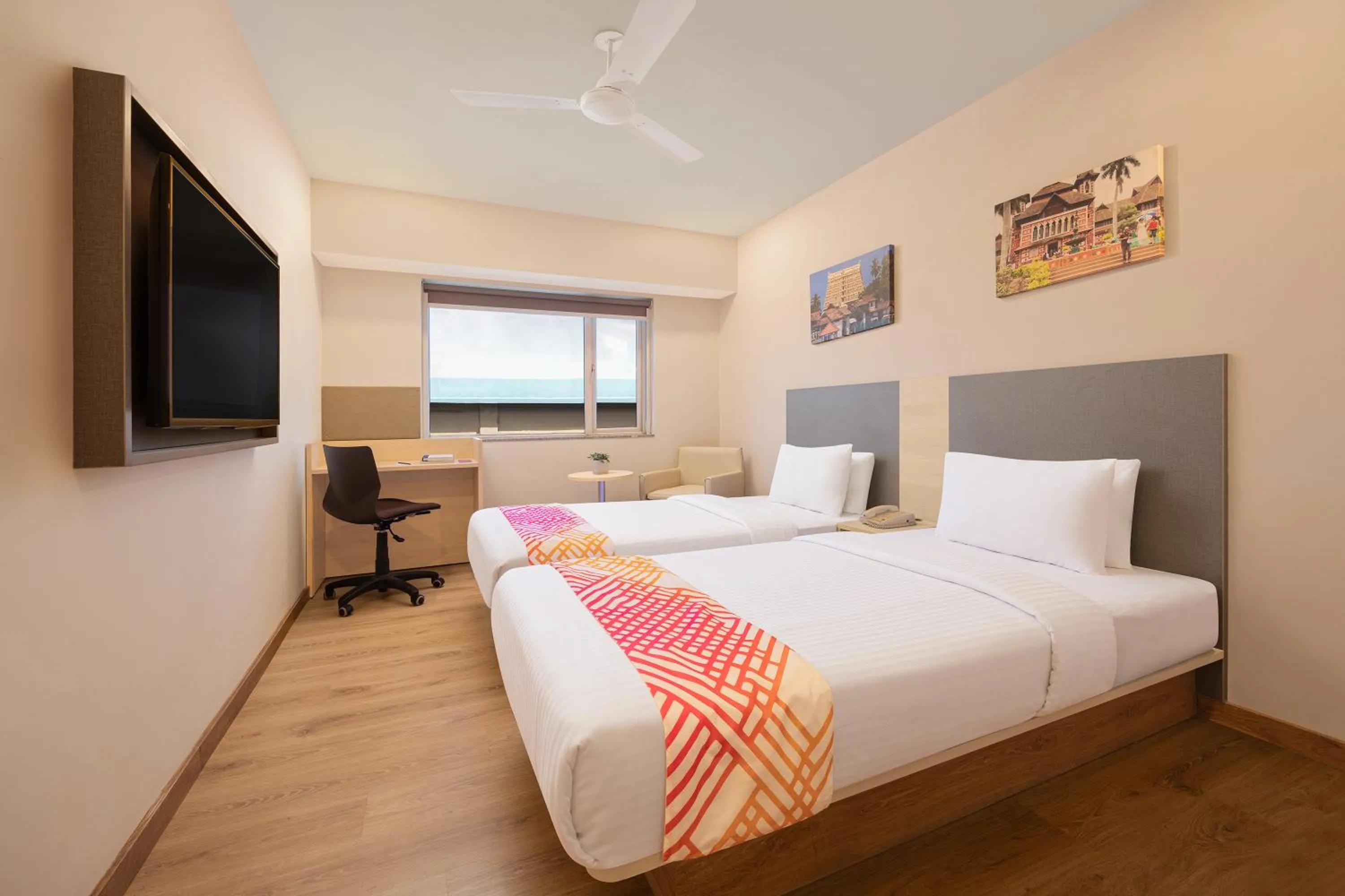 View (from property/room), Bed in Ginger Trivandrum