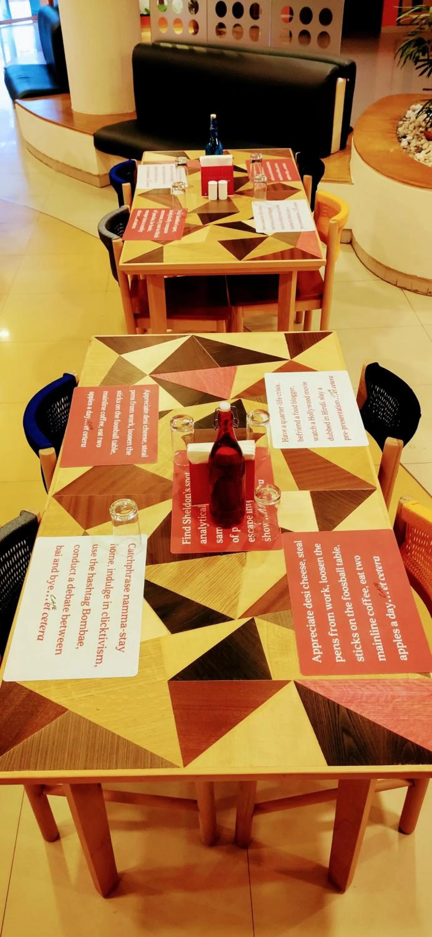 Restaurant/places to eat in Ginger Trivandrum