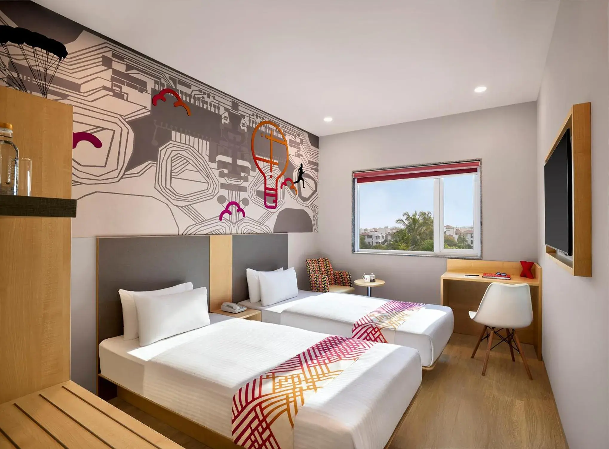 City view, Bed in Ginger Pondicherry City view, Bed in Ginger Pondicherry