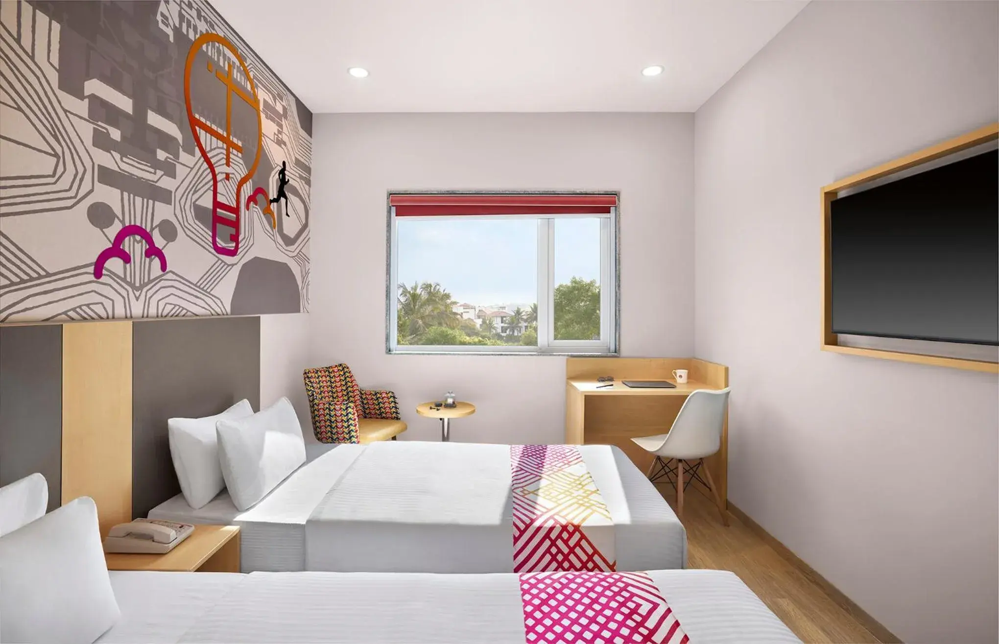 City view, Bed in Ginger Pondicherry City view, Bed in Ginger Pondicherry