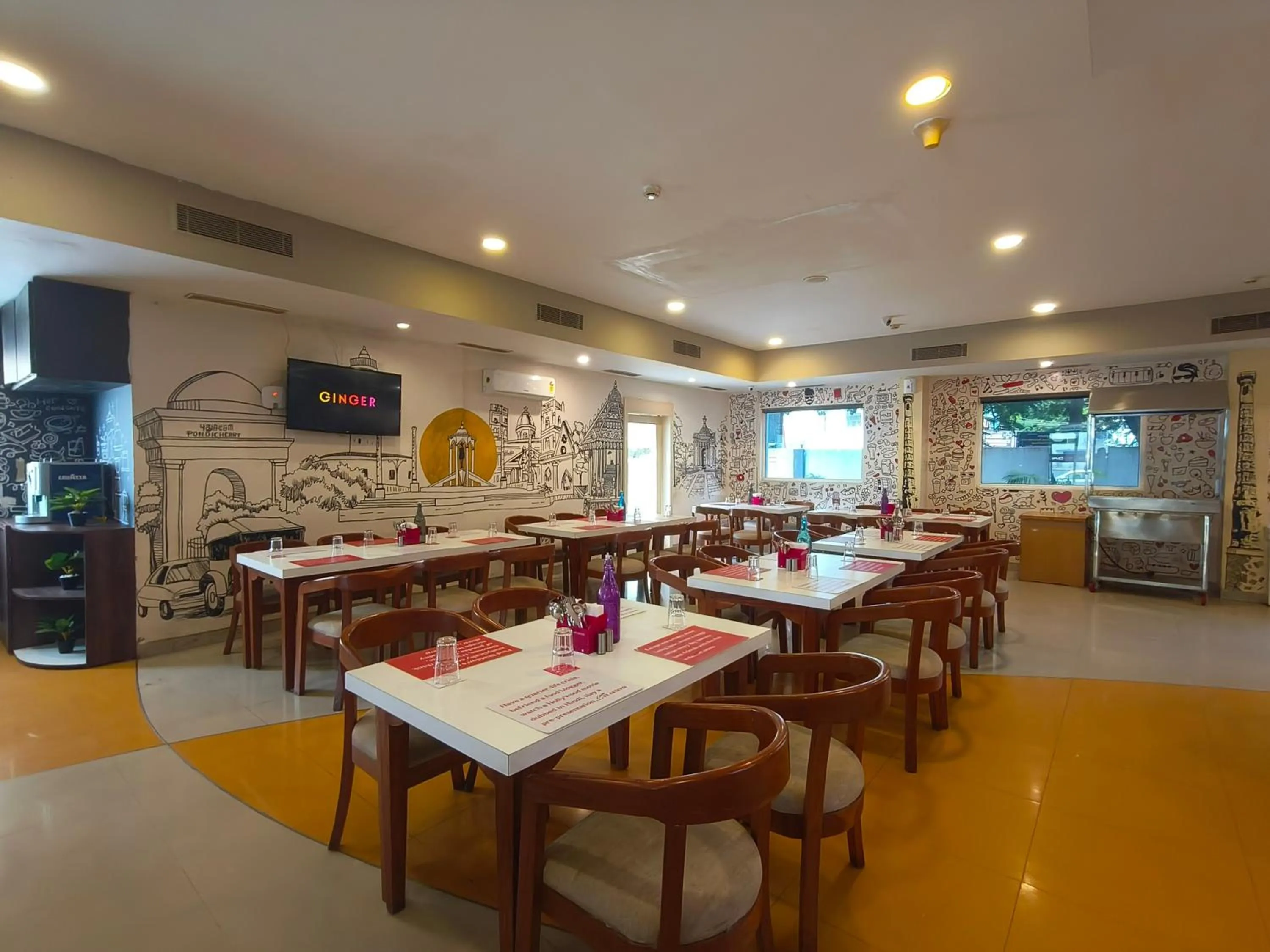 Restaurant/places to eat in Ginger Pondicherry