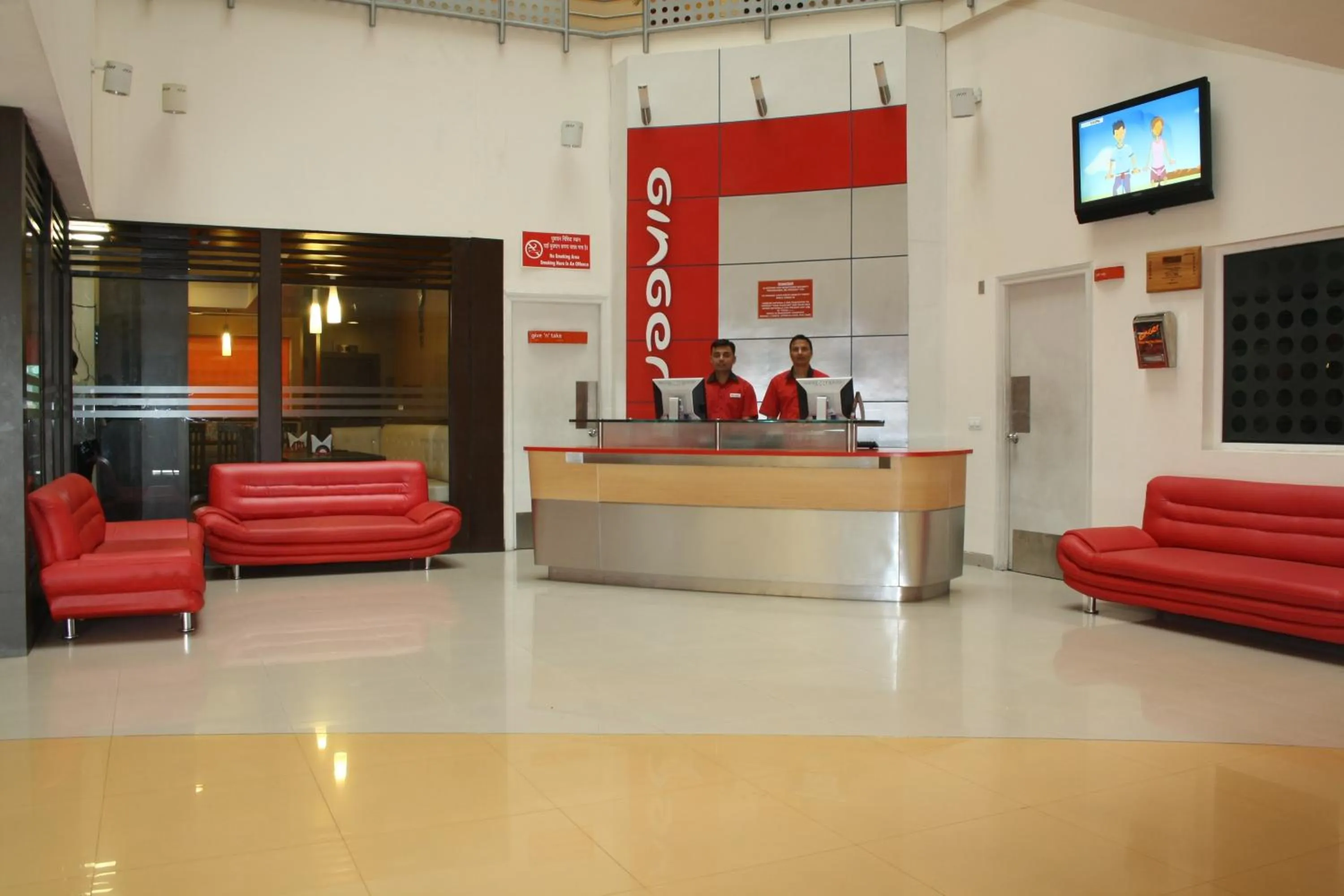 Lobby or reception in Ginger Pantnagar