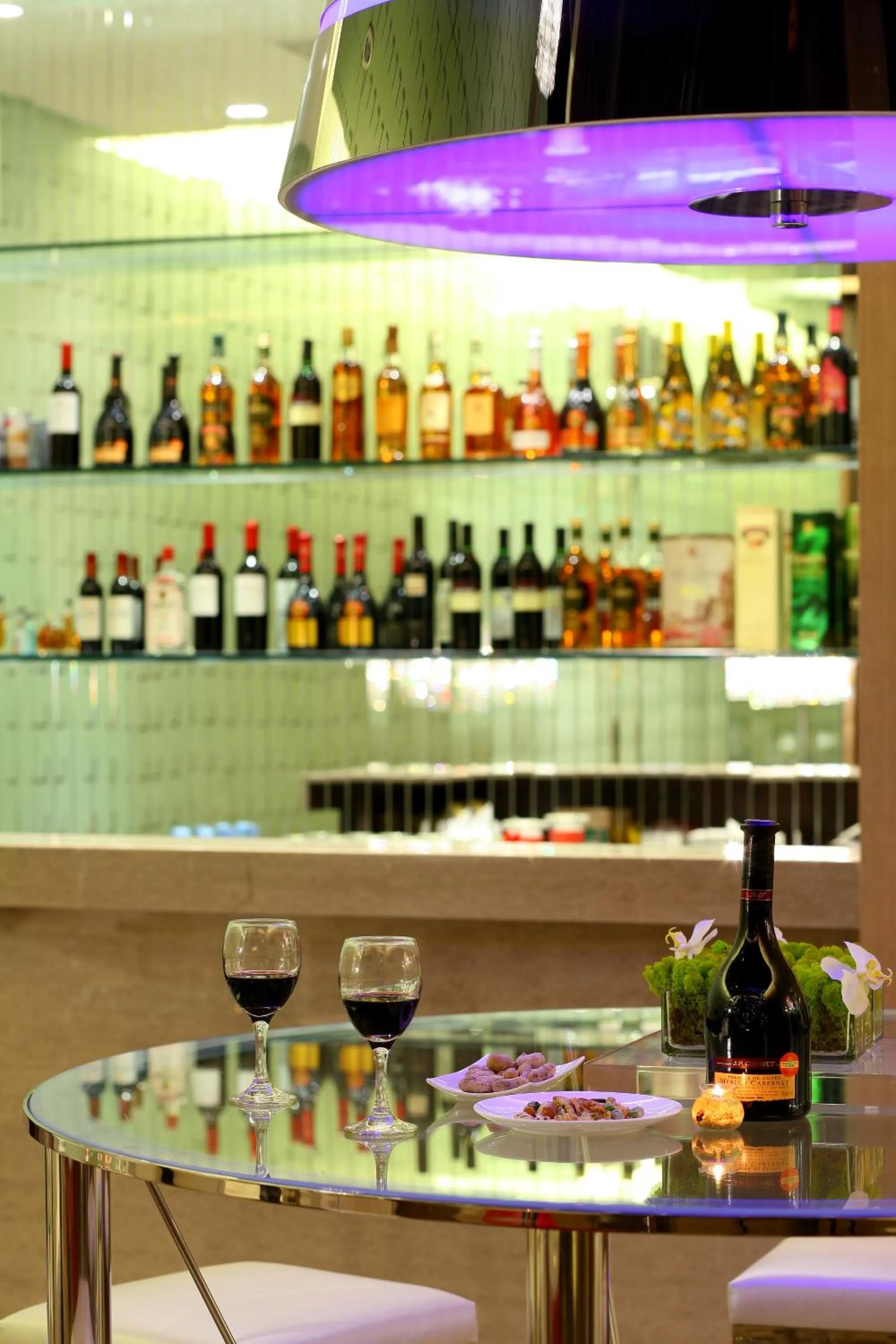 Lounge or bar in The Crystal Resort Sun Moon Lake