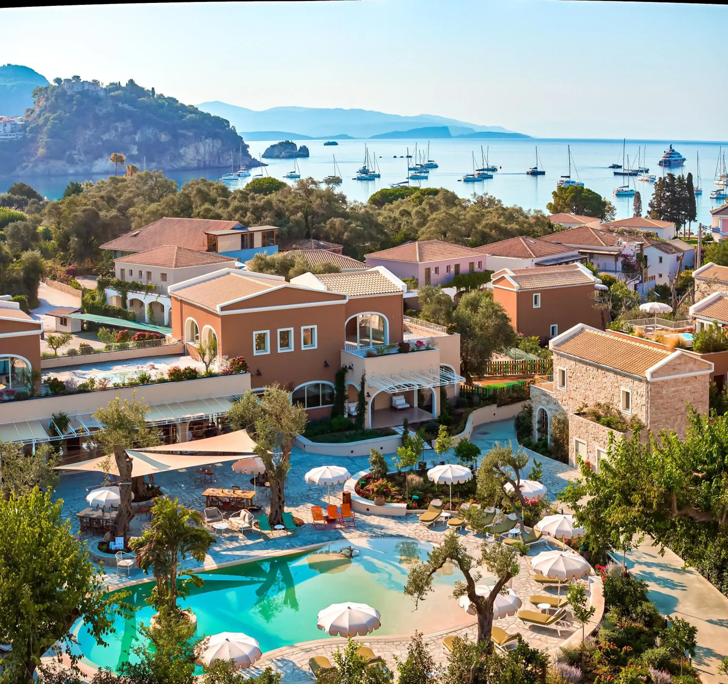 Property building in Parga Beach Resort Property building in Parga Beach Resort