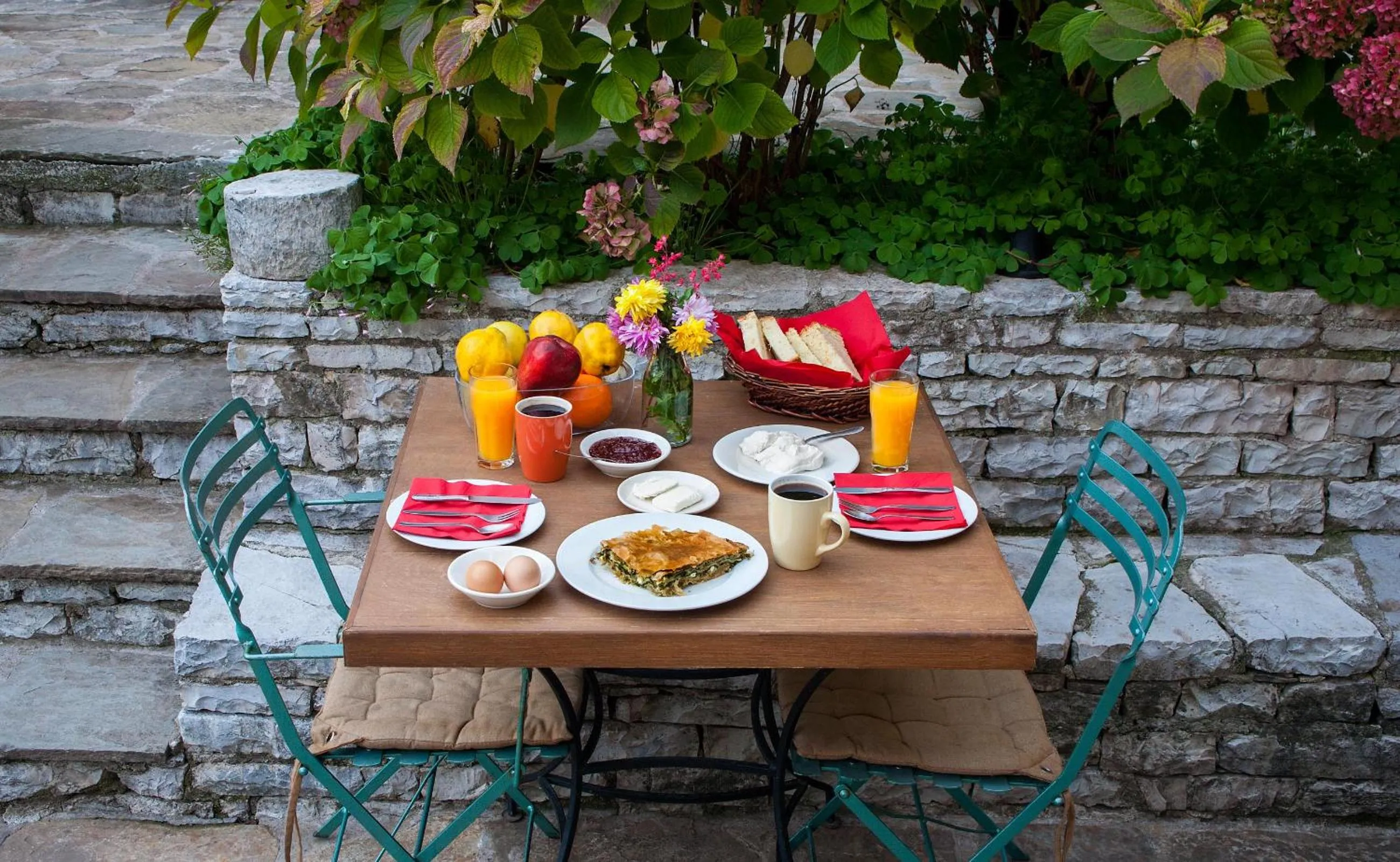 Breakfast in Zissis Hotel