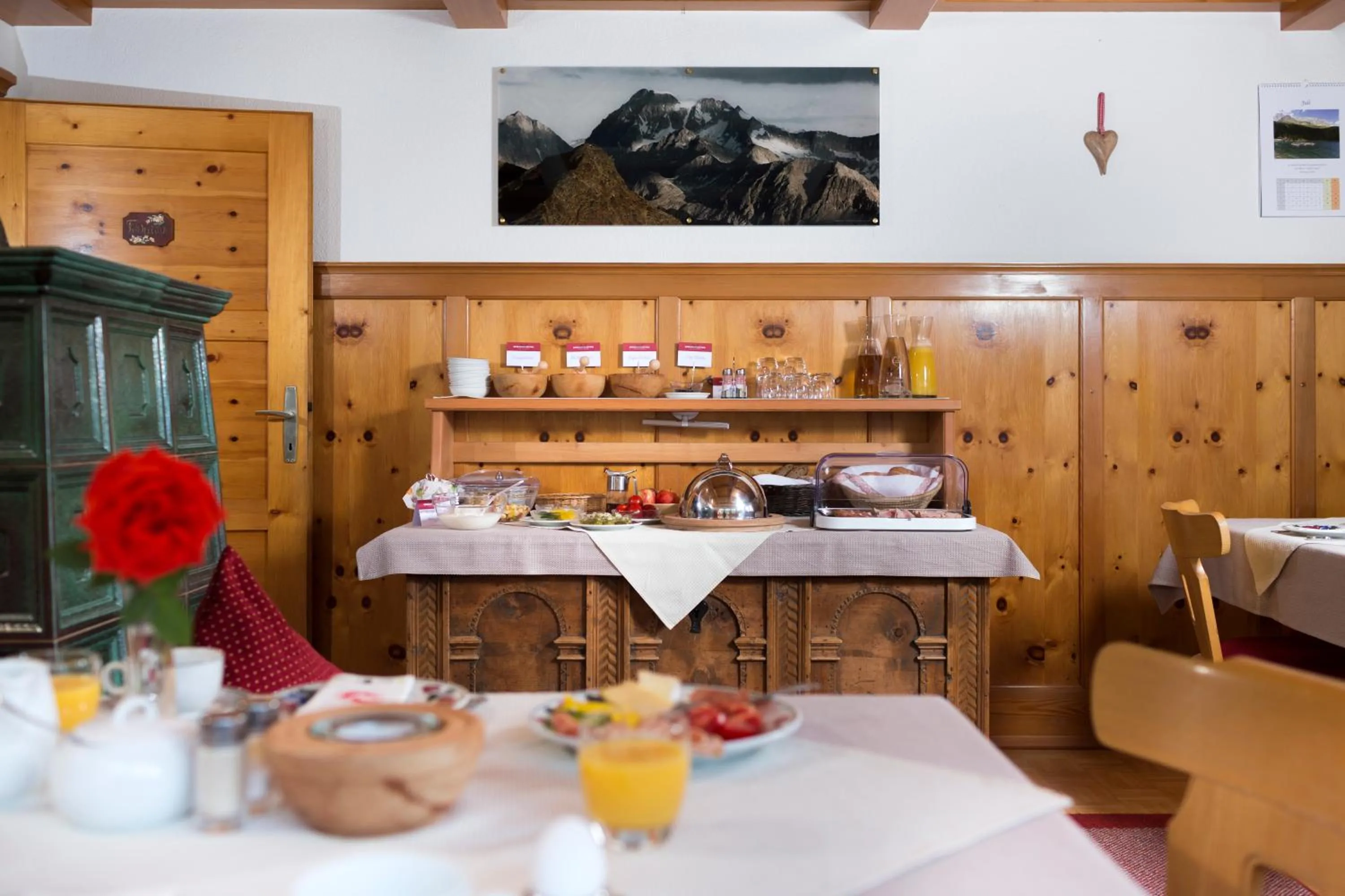 Breakfast in Haus Veidlis, Familie Obkircher
