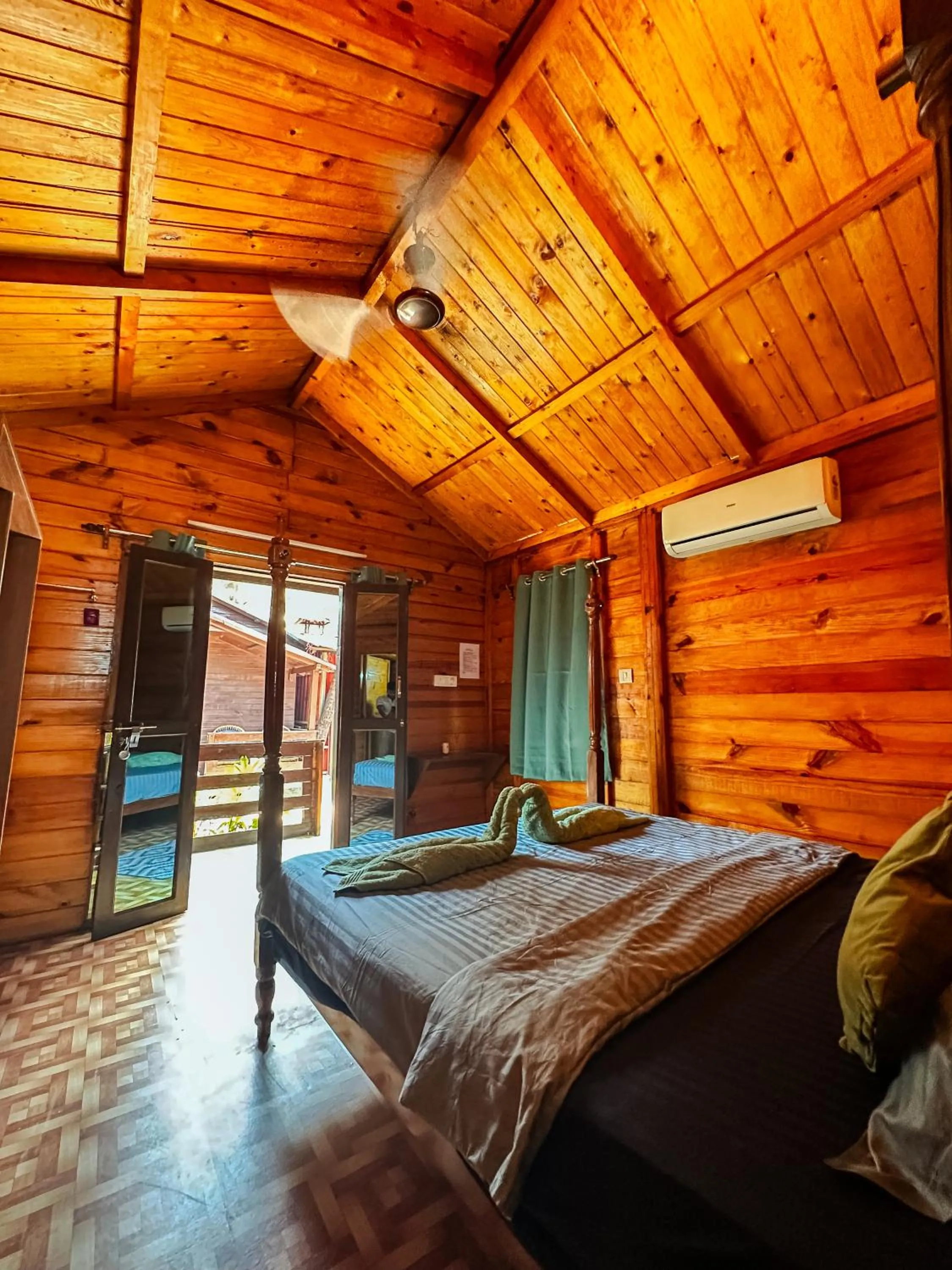 Bed in O3 Beach Resort