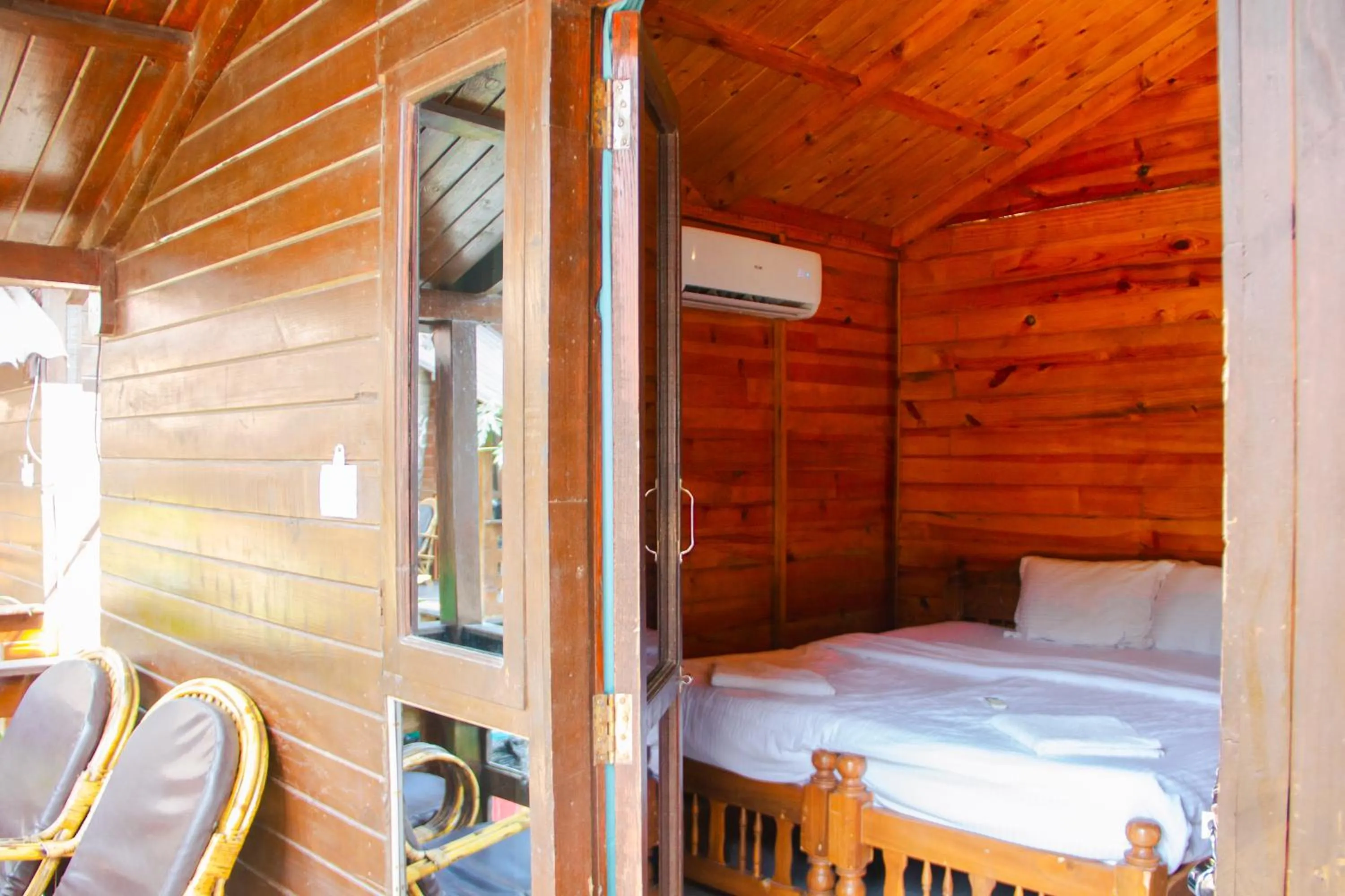 Bed in O3 Beach Resort