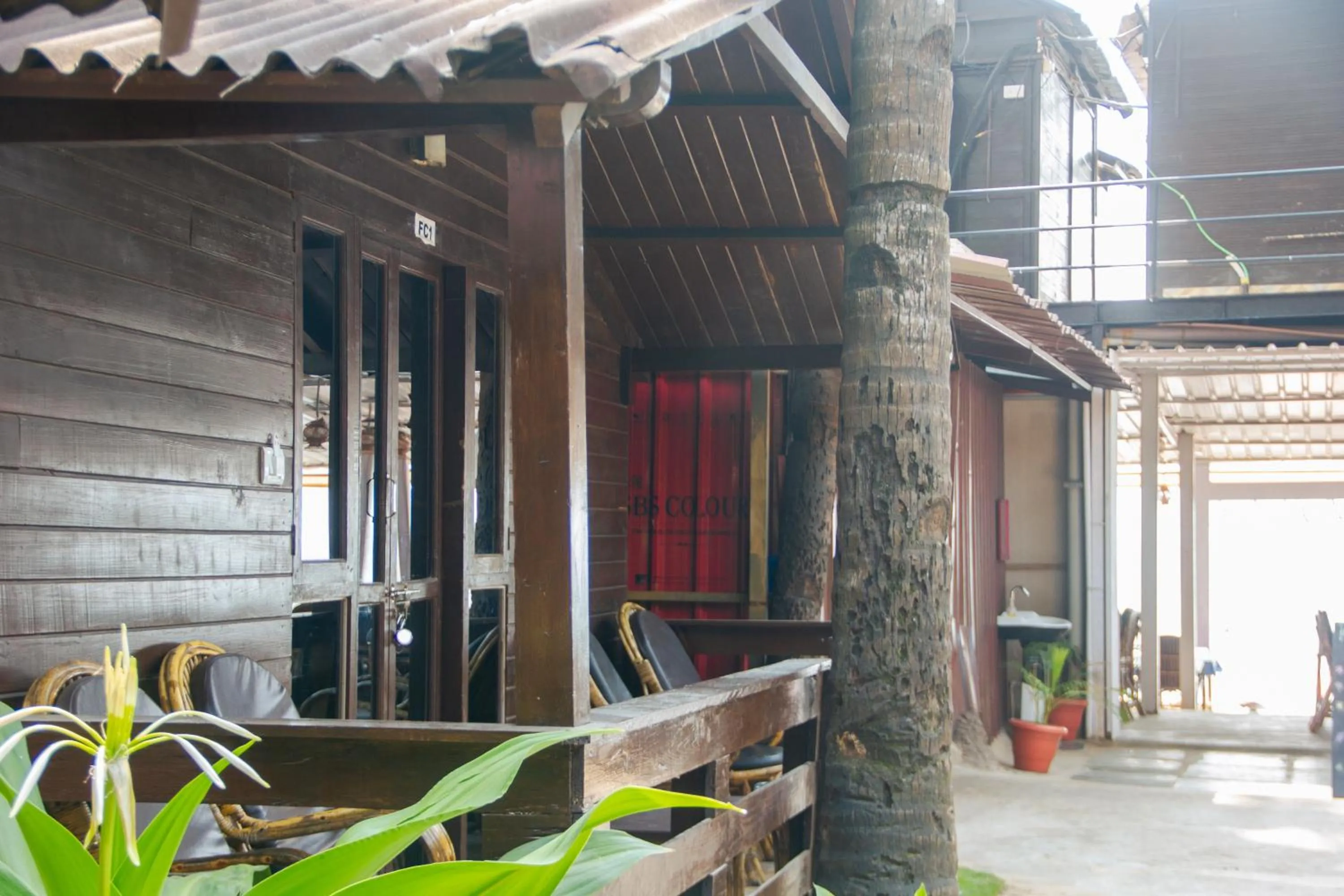 Patio in O3 Beach Resort