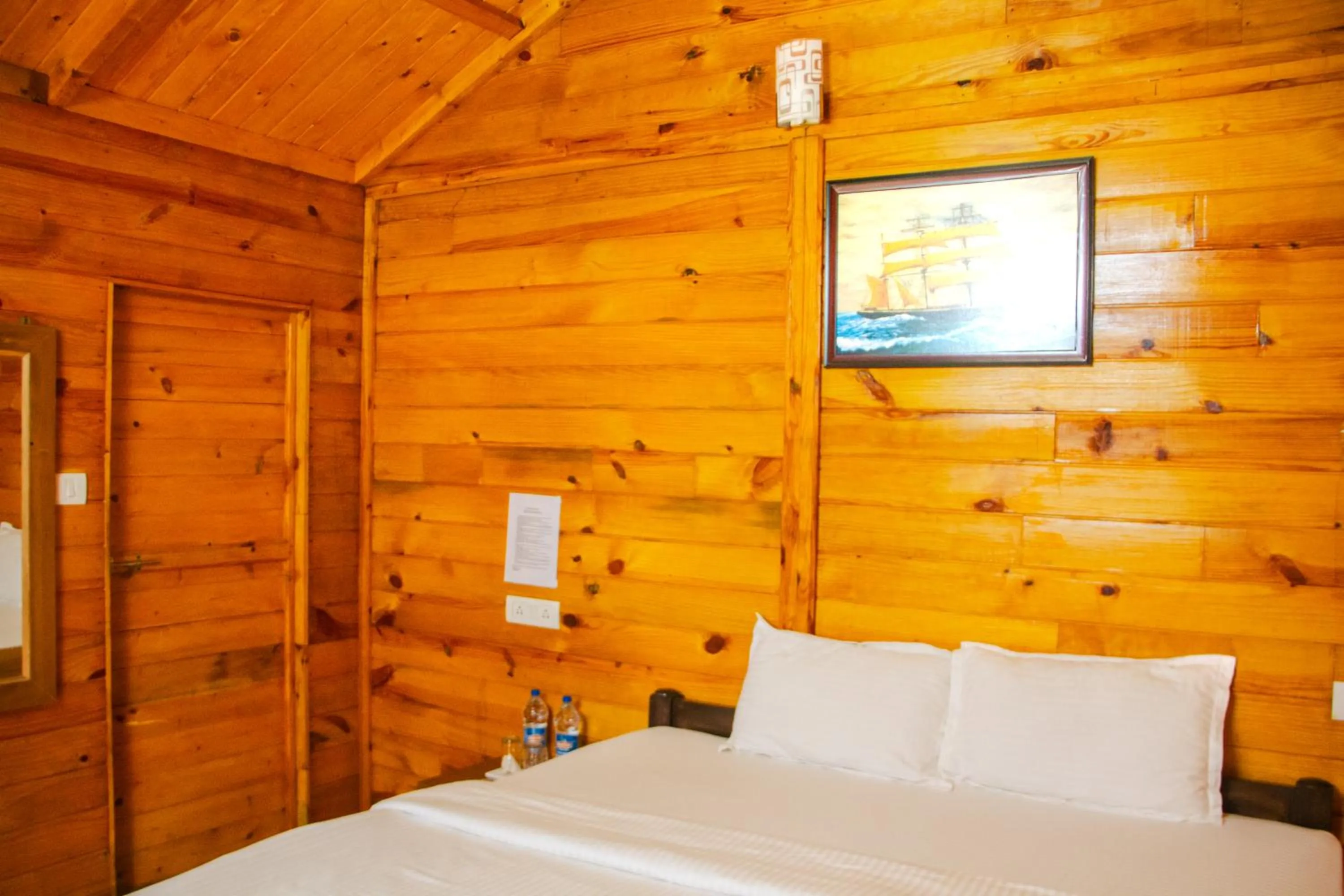 Bed in O3 Beach Resort