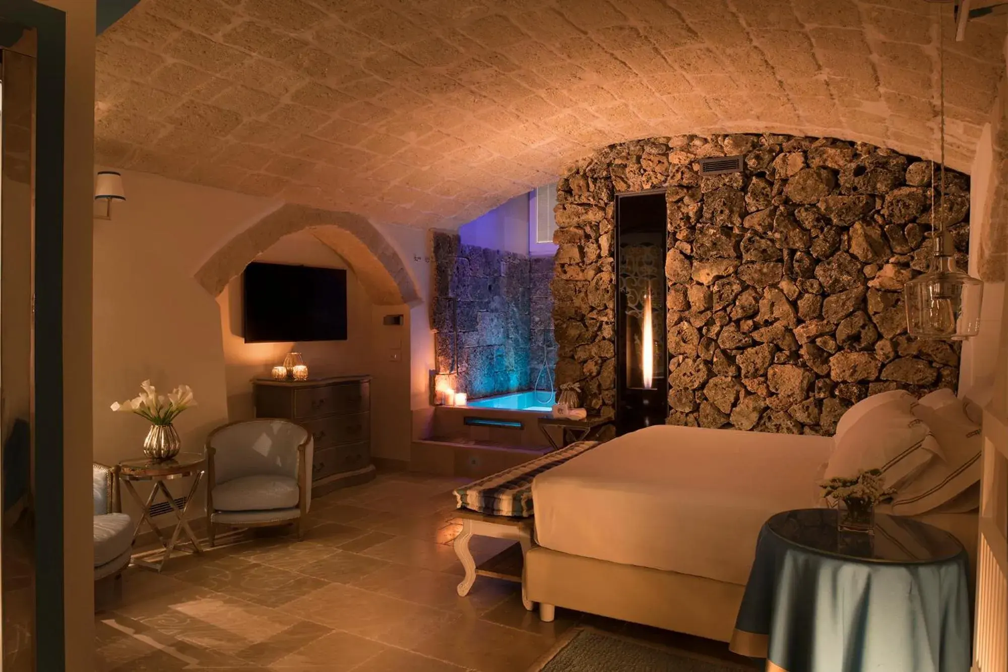 Bed in Hotel Don Ferrante Bed in Hotel Don Ferrante