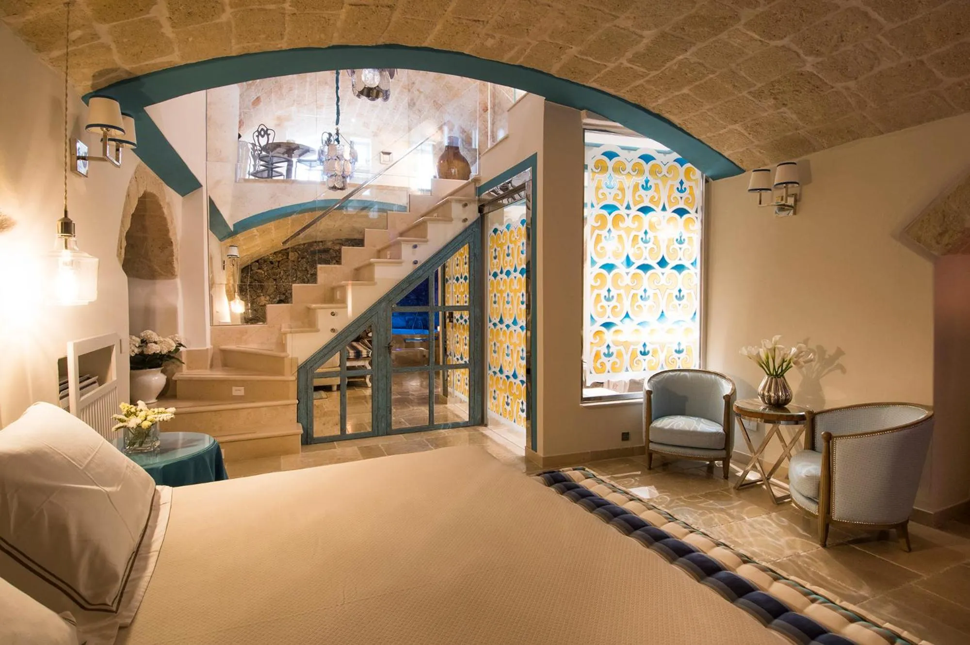 Bed in Hotel Don Ferrante