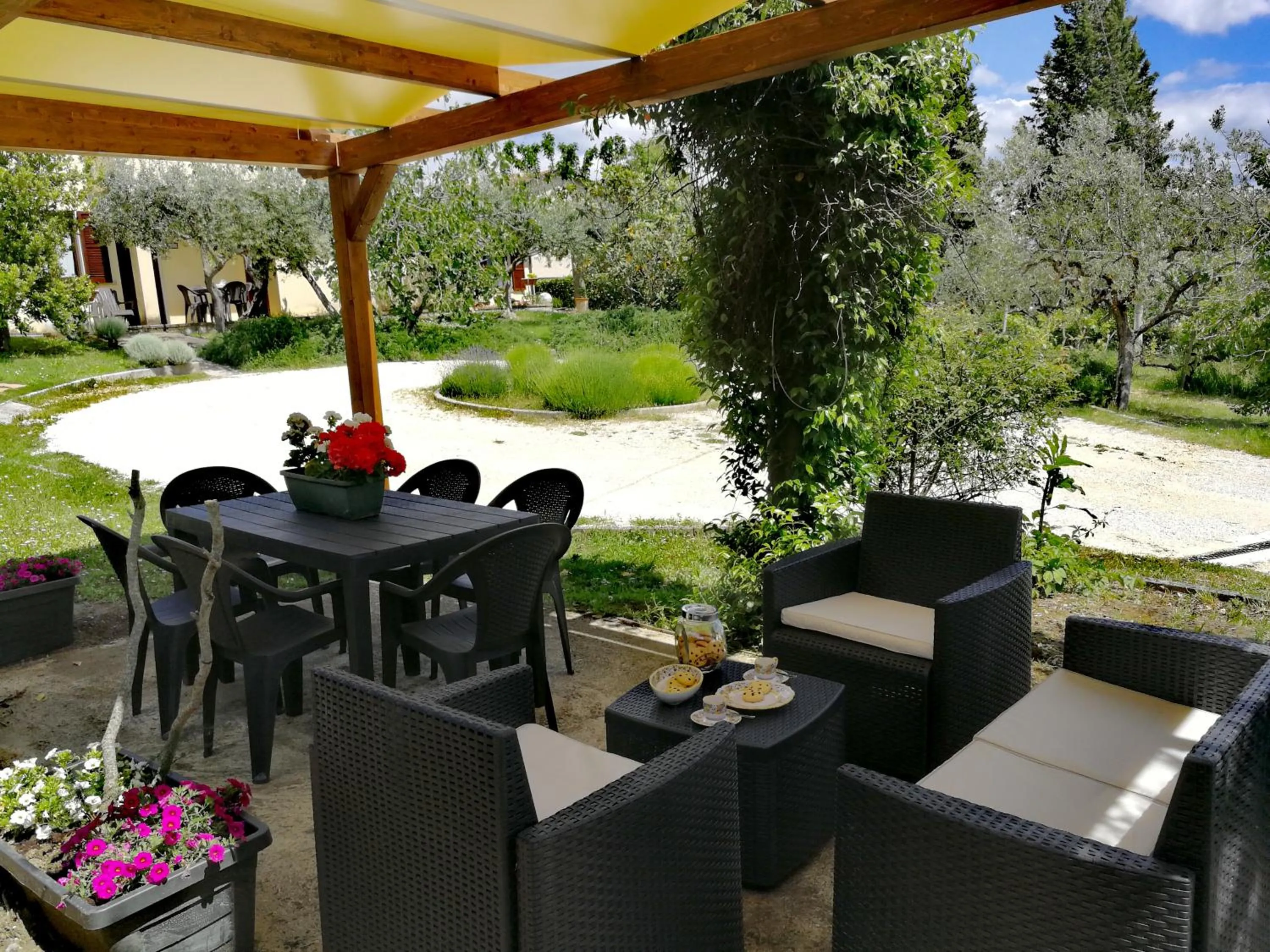 Patio in Country House Nonna Rana