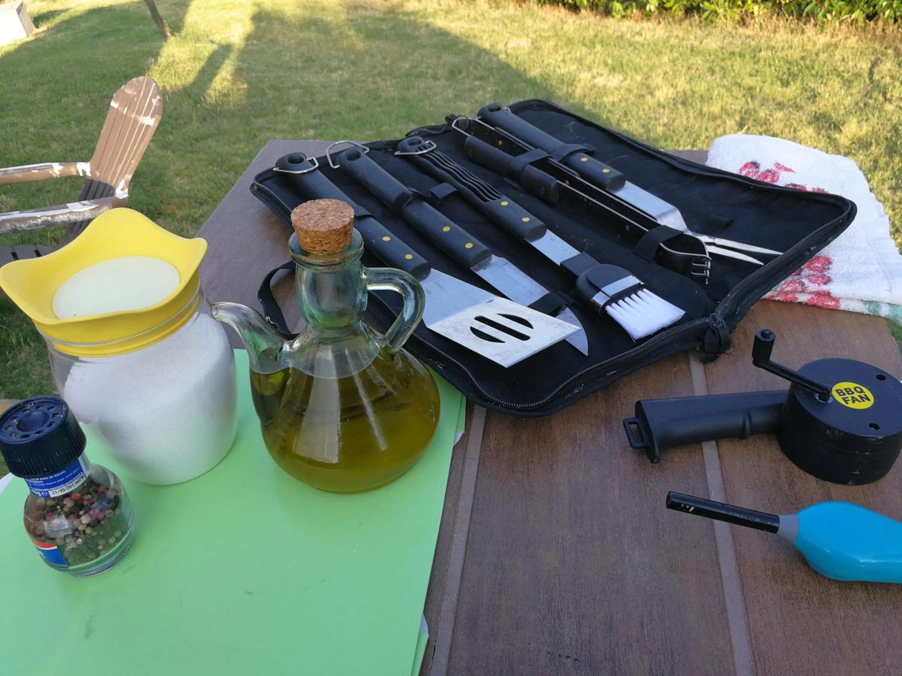 BBQ facilities in Country House Nonna Rana