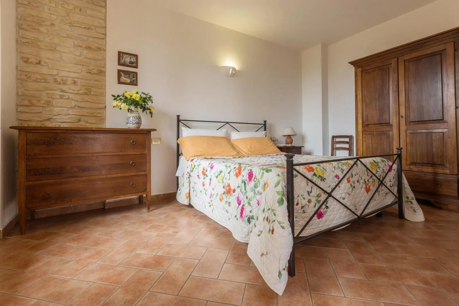Bedroom, Bed in Country House Nonna Rana
