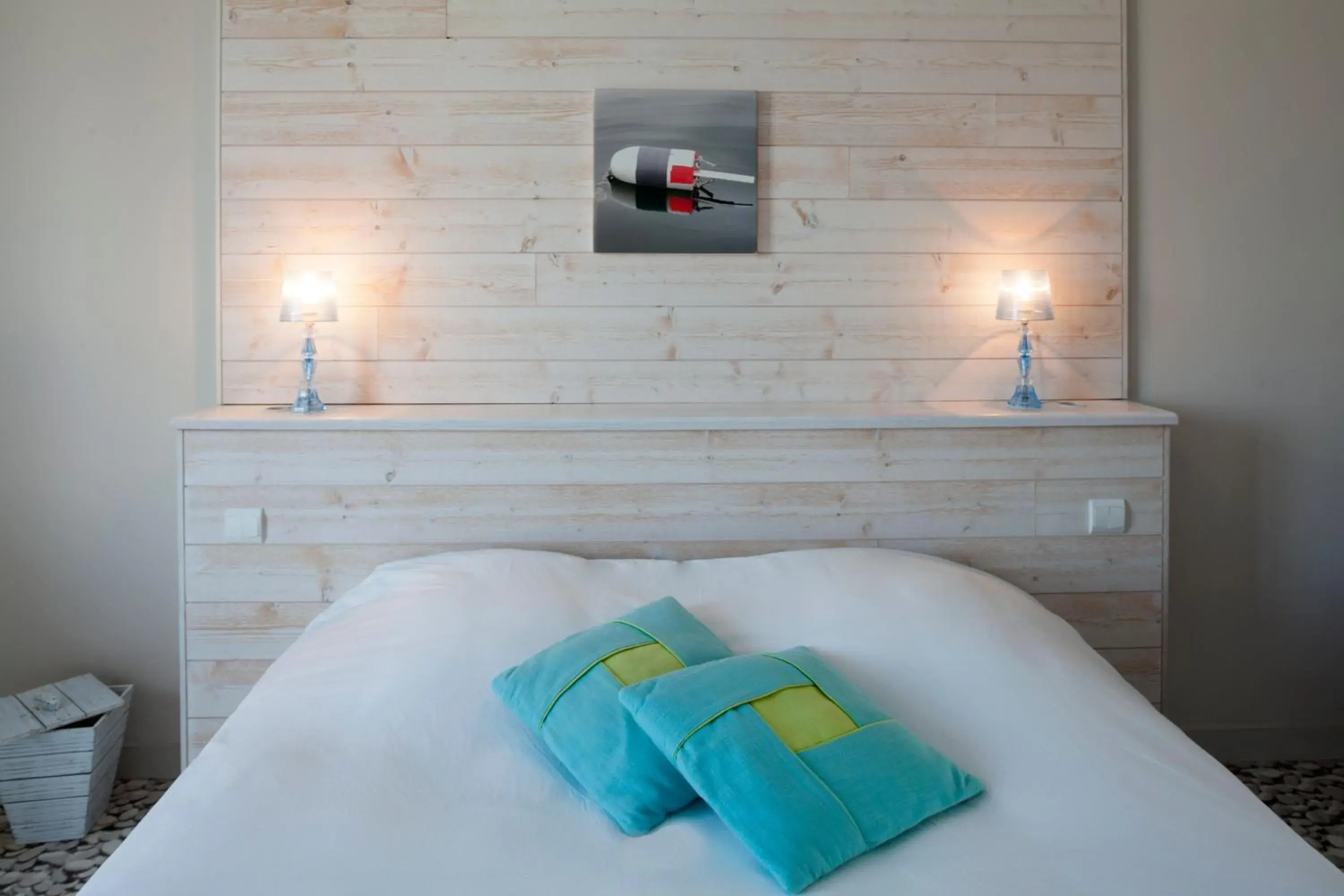 Bed in Logis Hôtel Vent d'Iroise Bed in Logis Hôtel Vent d'Iroise