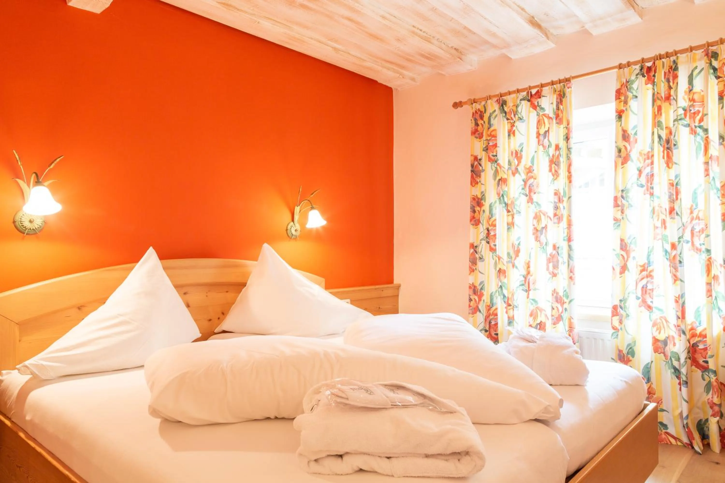 Bed in Hotel Försterhof lebe pur, genieße den Tag