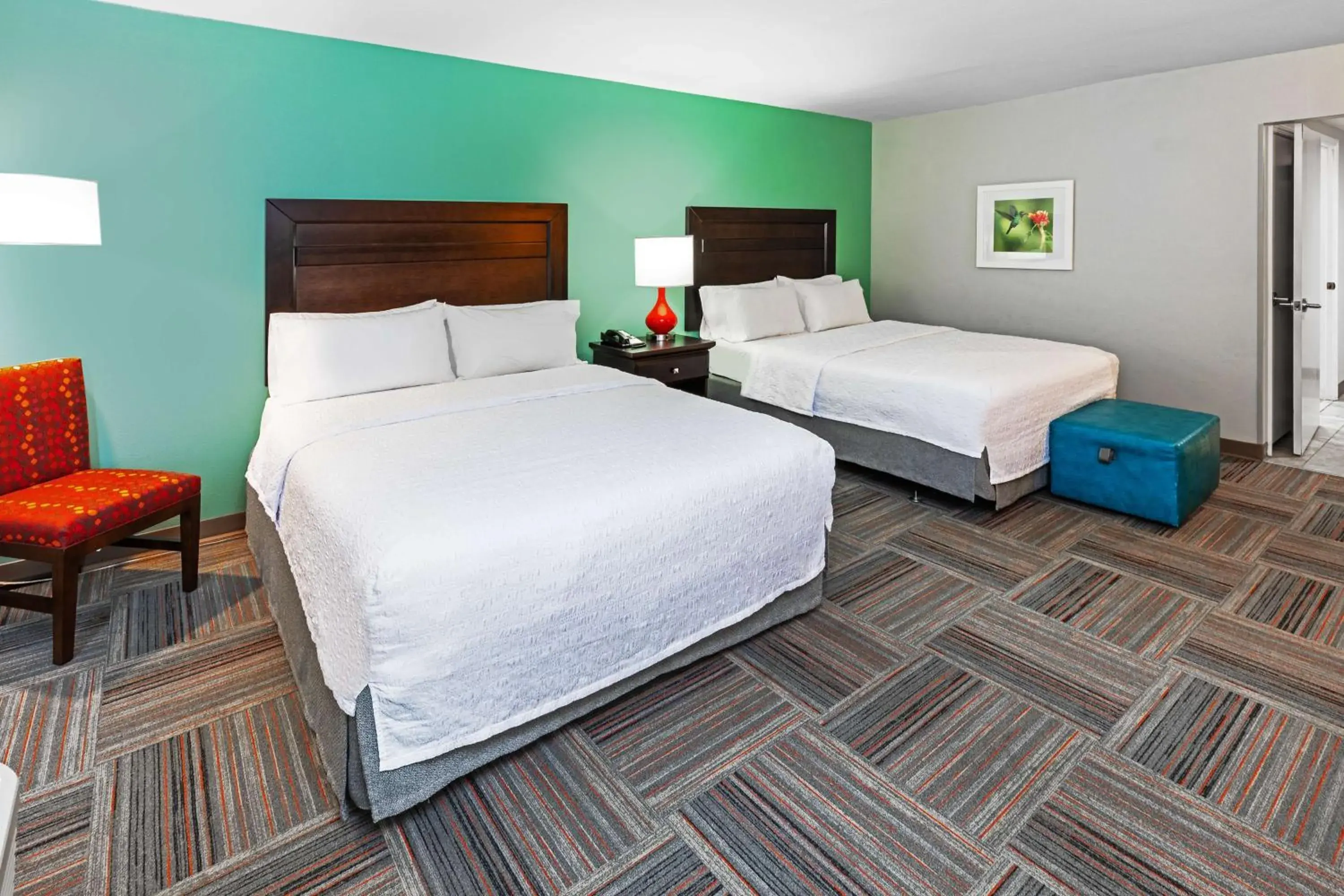 Queen Room with Two Queen Beds - Mobility Access/Non-Smoking in Hampton Inn Miami, Oklahoma Queen Room with Two Queen Beds - Mobility Access/Non-Smoking in Hampton Inn Miami, Oklahoma
