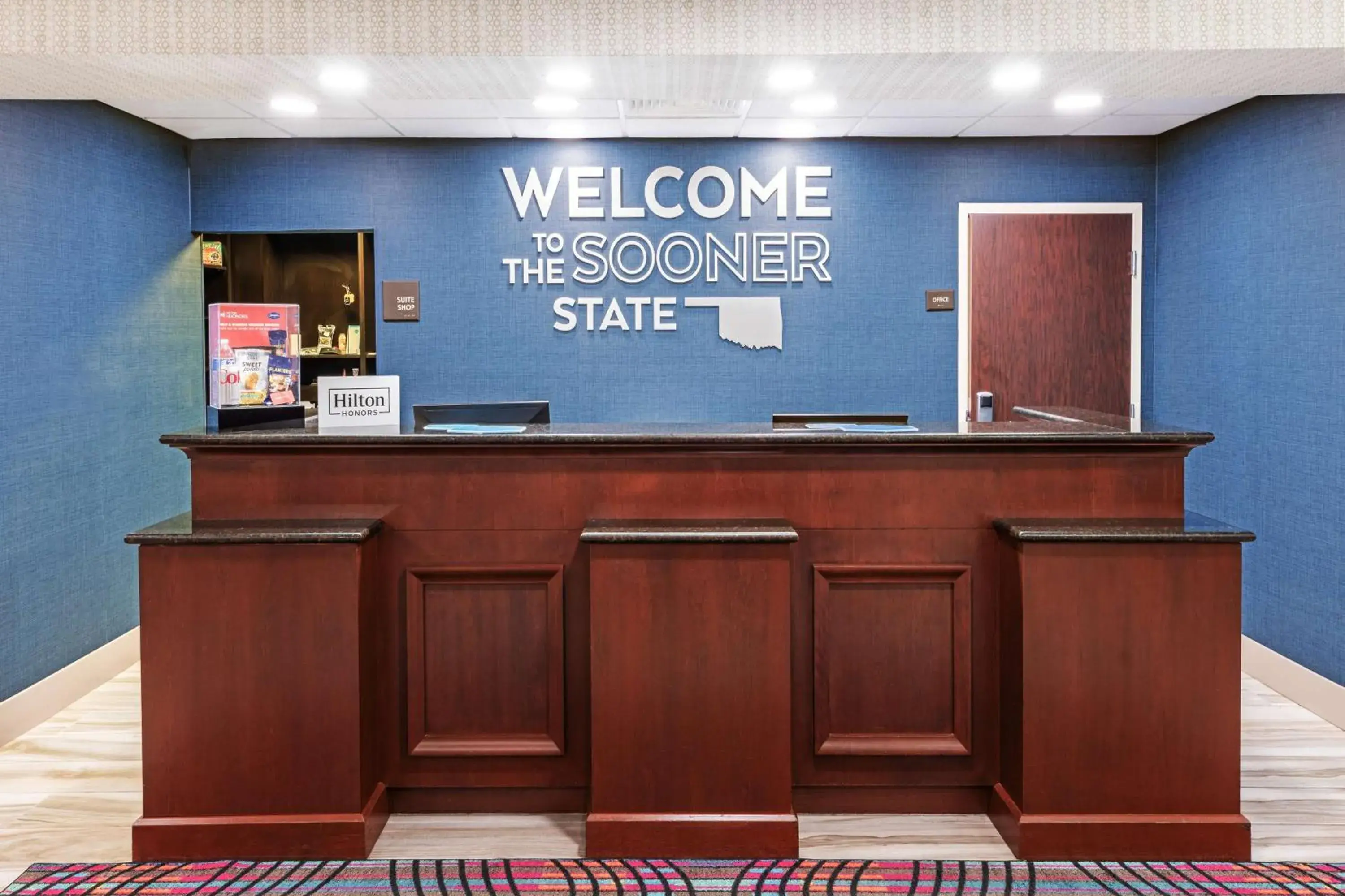 Lobby or reception in Hampton Inn Miami, Oklahoma Lobby or reception in Hampton Inn Miami, Oklahoma