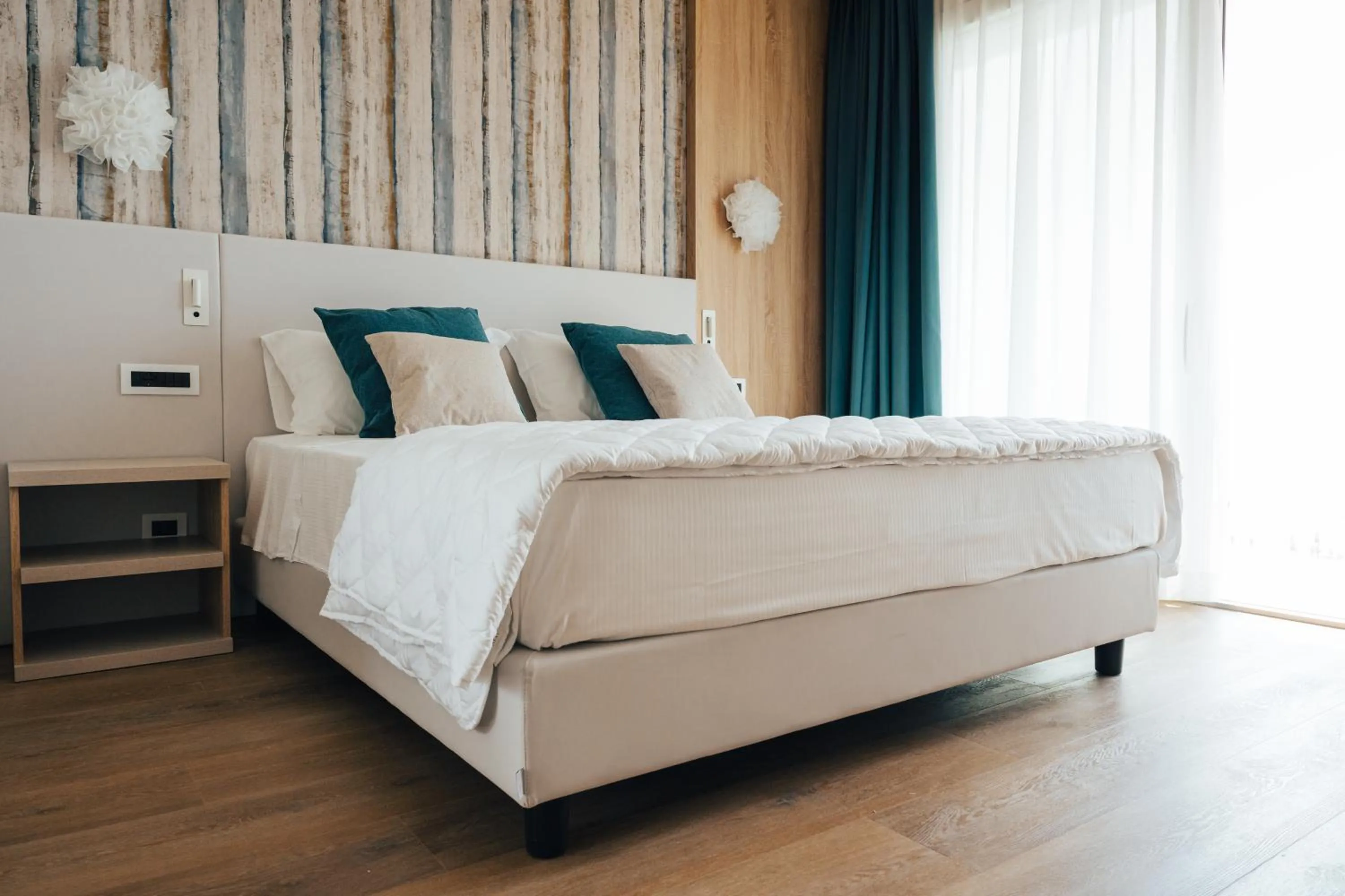 Bed in Hotel Galassia Suites & Spa