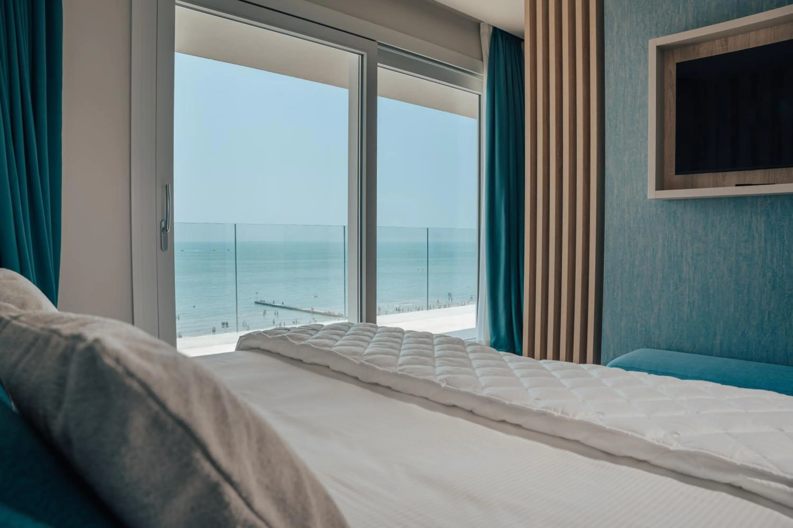 Bed in Hotel Galassia Suites & Spa