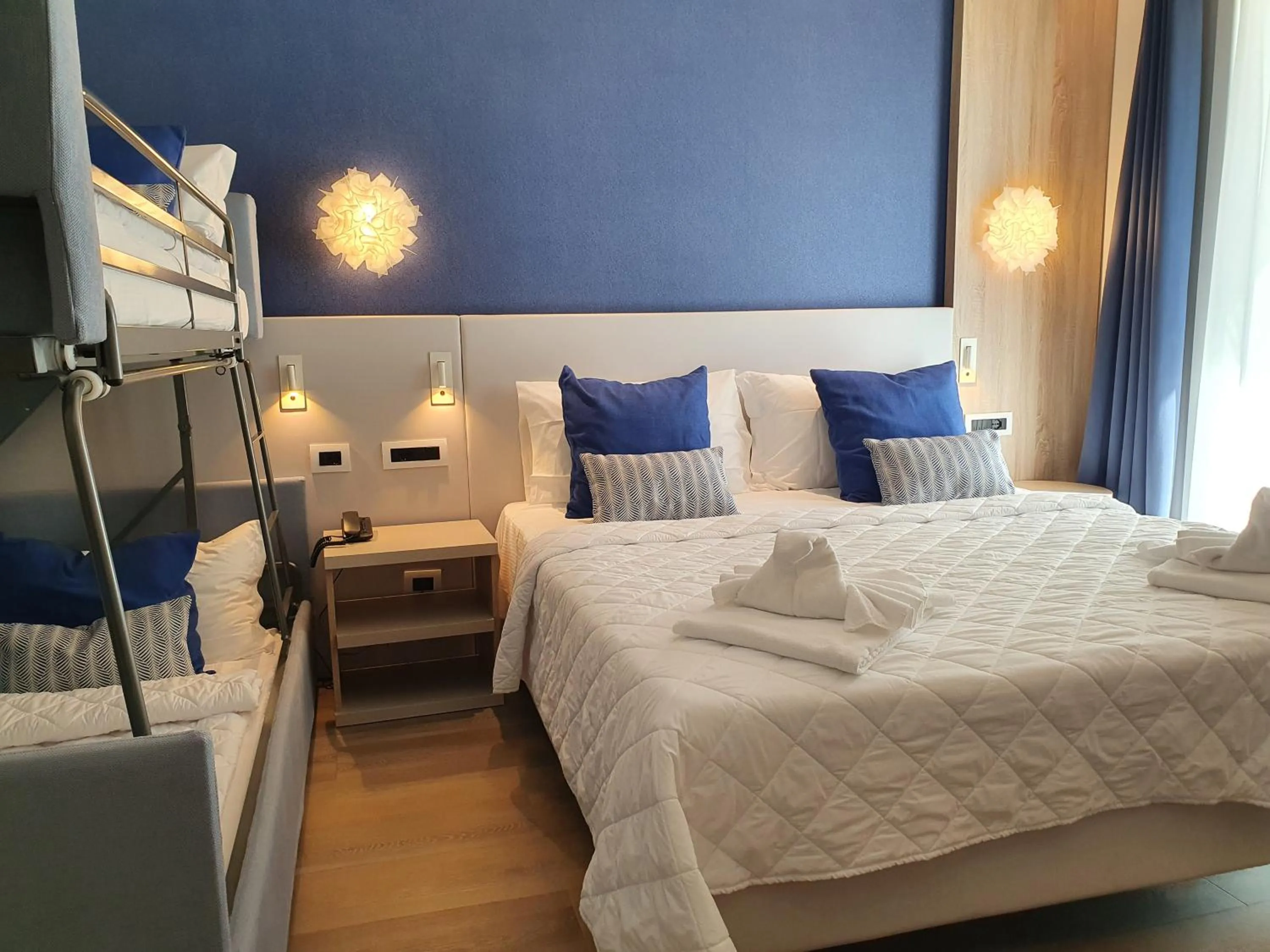 Bed in Hotel Galassia Suites & Spa