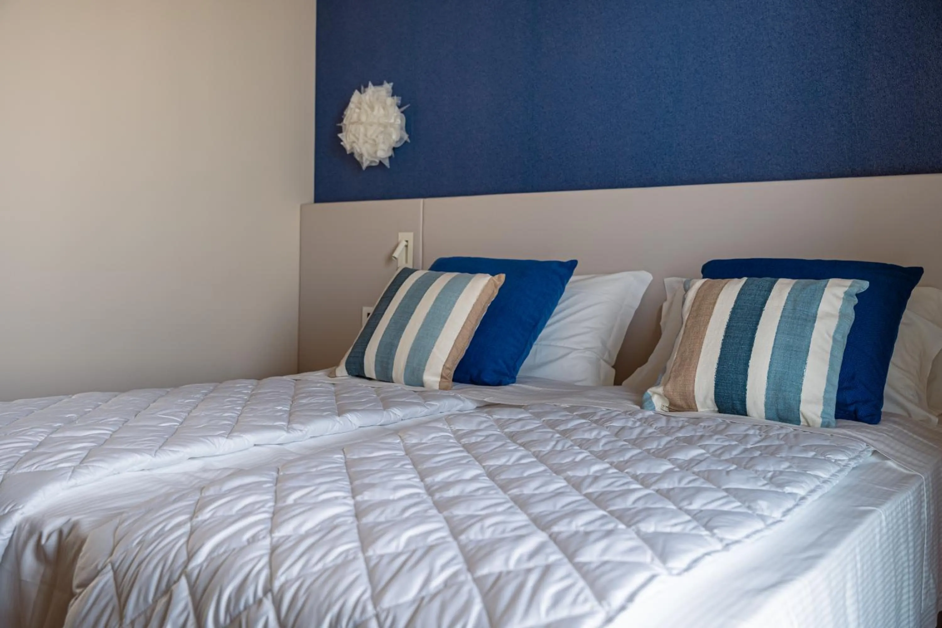 Bed in Hotel Galassia Suites & Spa