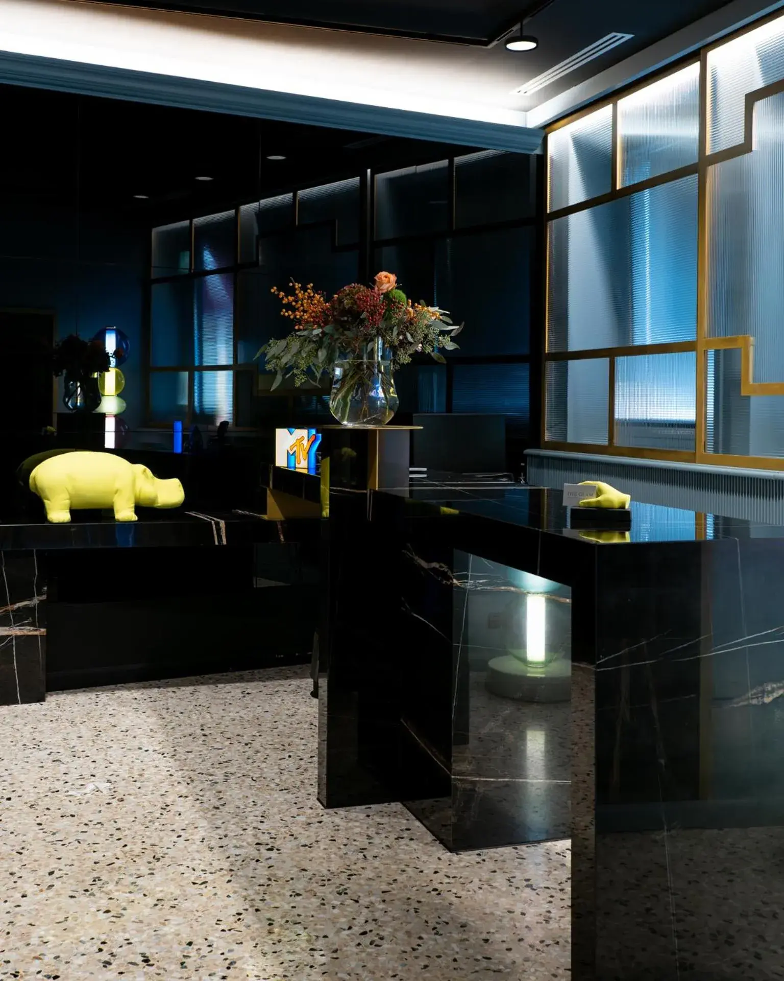 Lobby or reception in The Glam Boutique Hotel & Apt Lobby or reception in The Glam Boutique Hotel & Apt