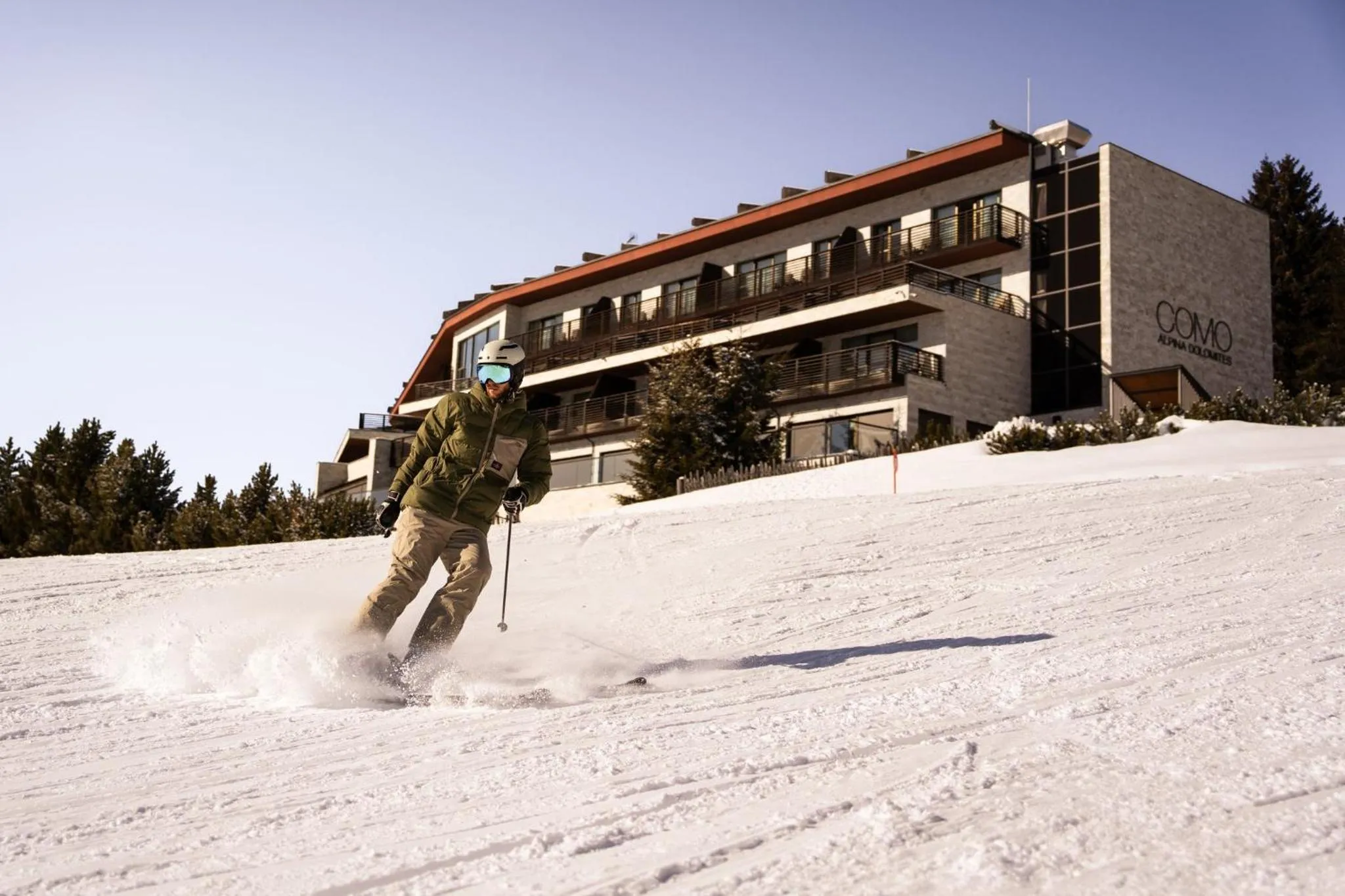 Skiing in COMO Alpina Dolomites