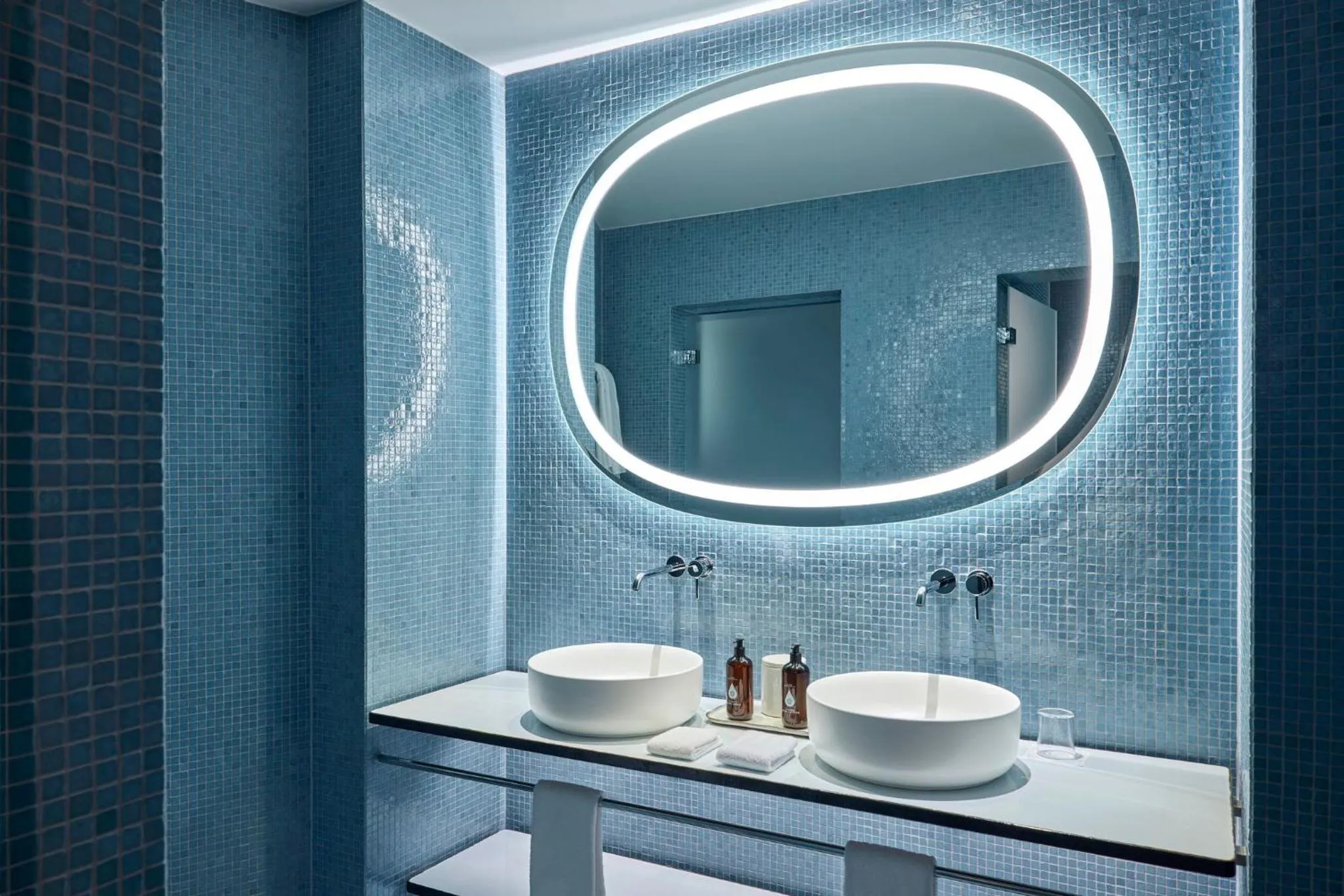 Bathroom in COMO Alpina Dolomites