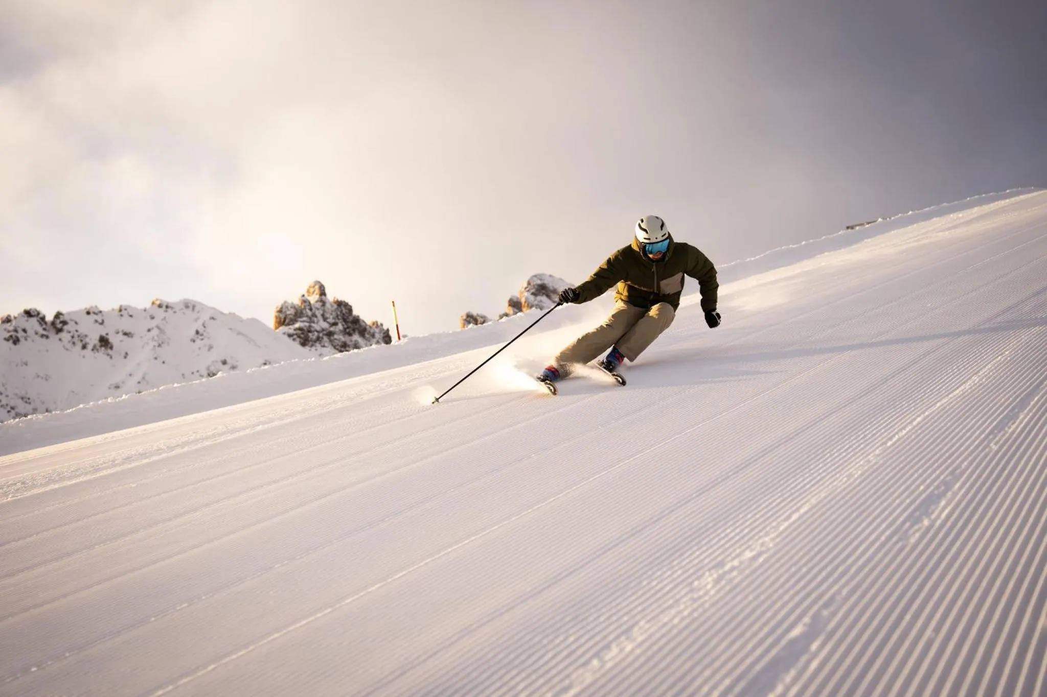 Skiing in COMO Alpina Dolomites