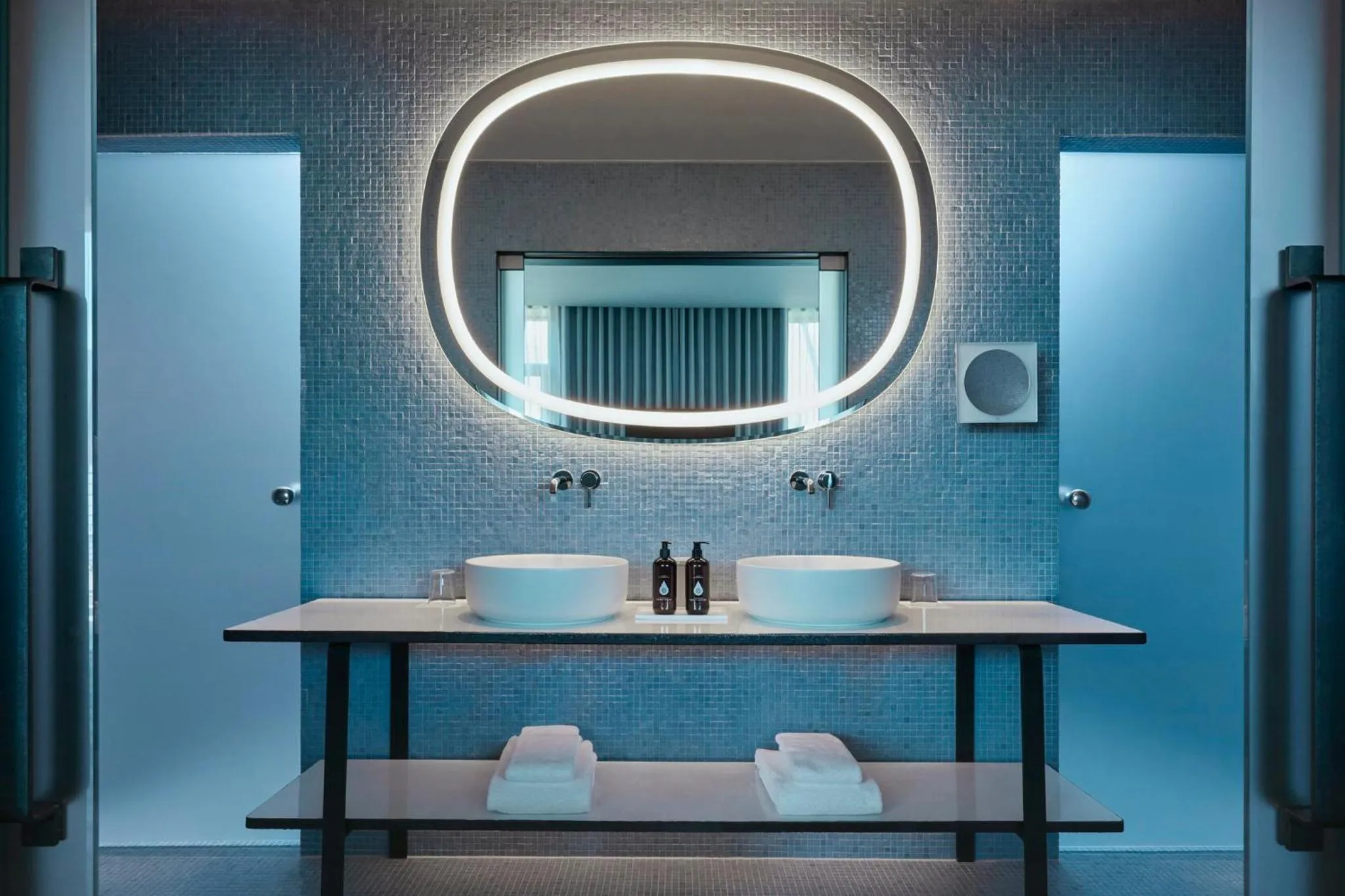 Bathroom in COMO Alpina Dolomites