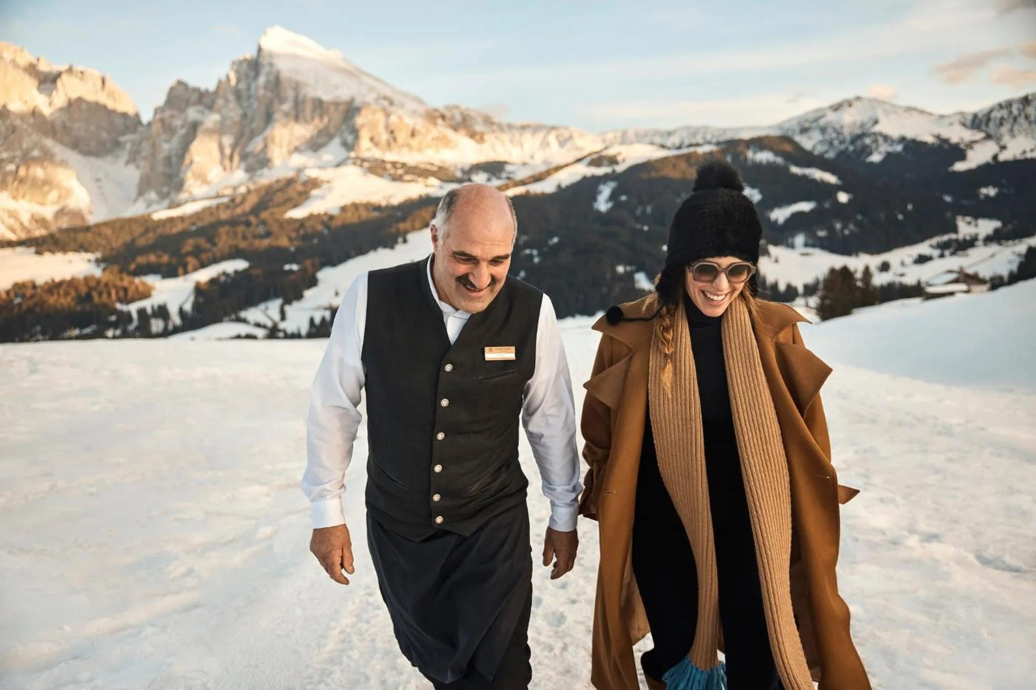 Skiing in COMO Alpina Dolomites