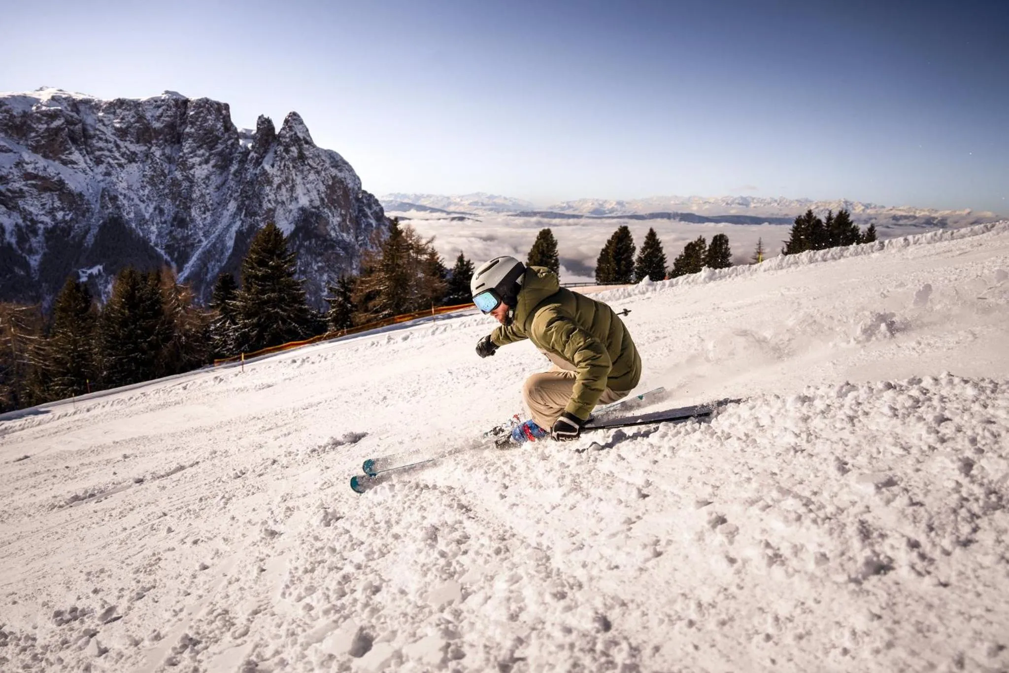 Skiing in COMO Alpina Dolomites
