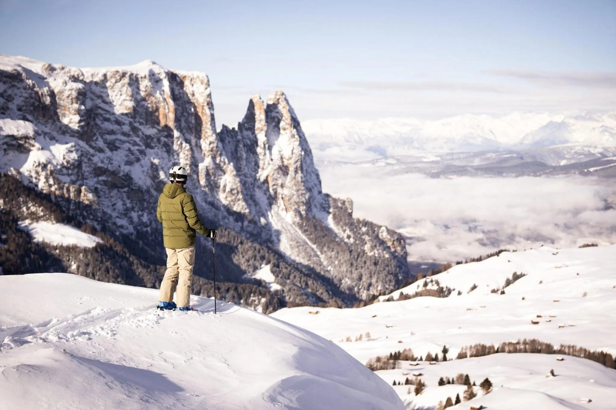 Skiing in COMO Alpina Dolomites
