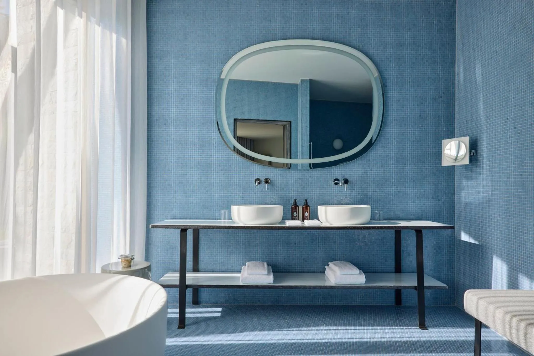 Bathroom in COMO Alpina Dolomites