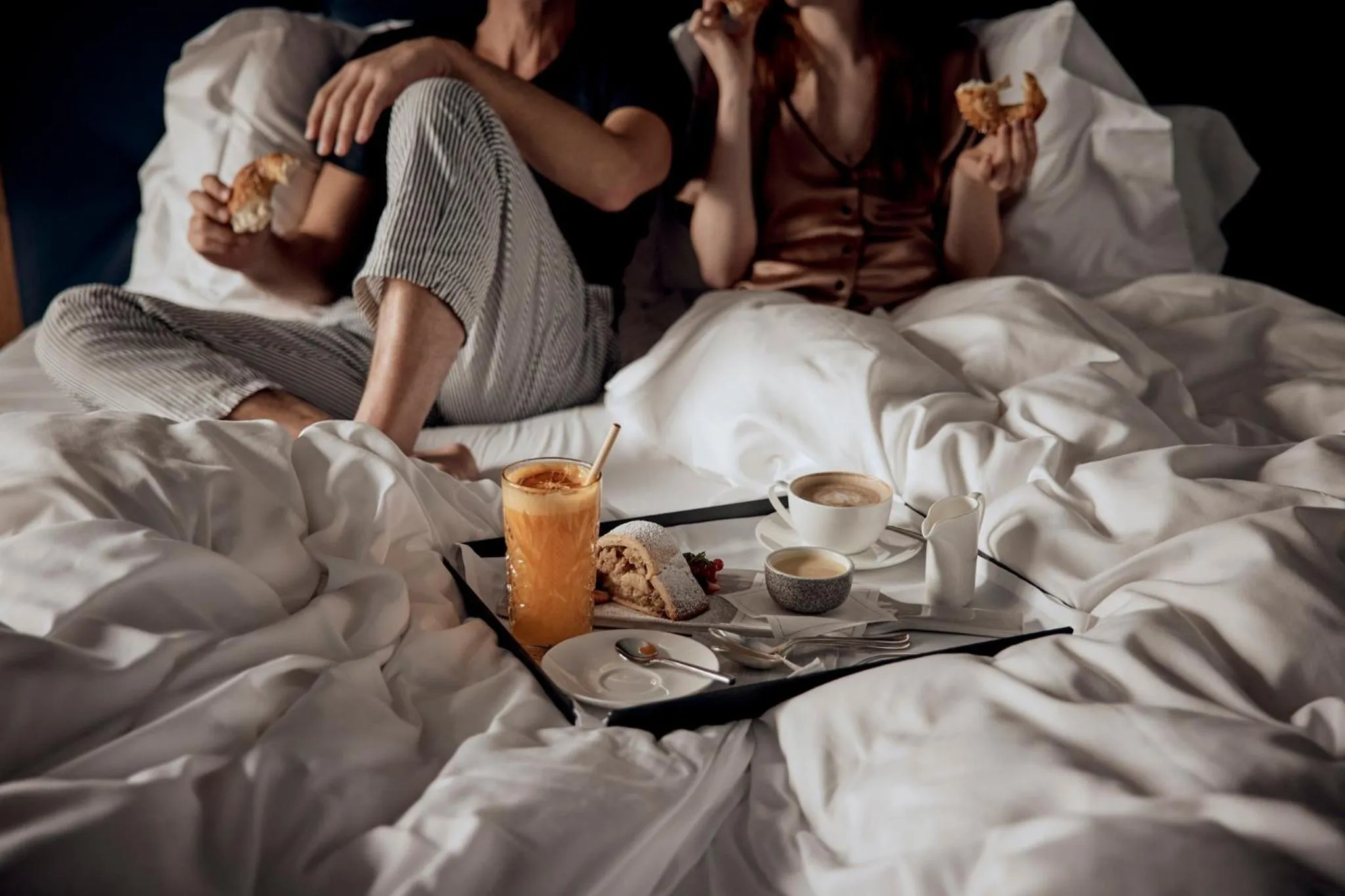 Bedroom in COMO Alpina Dolomites