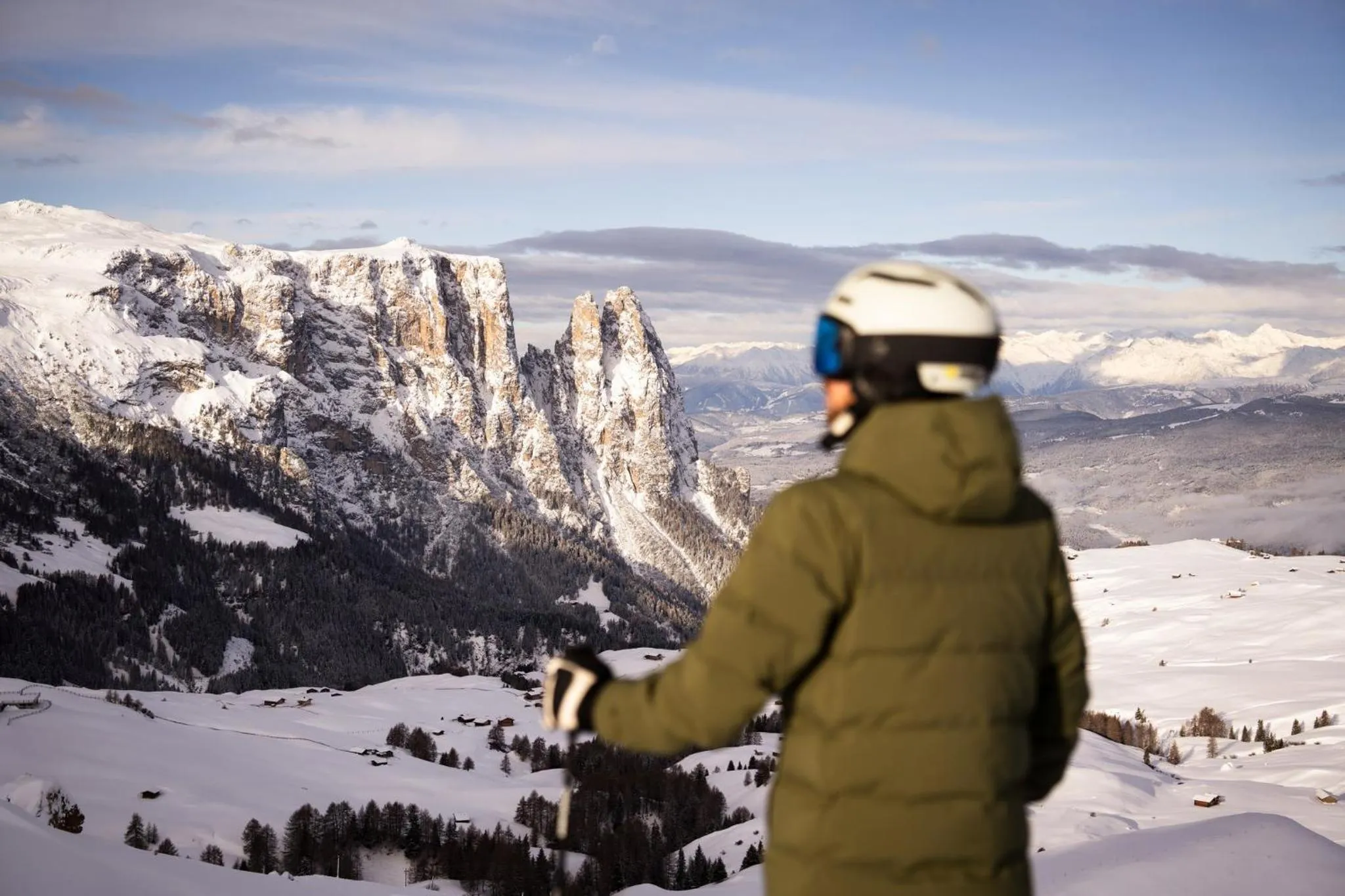 Skiing in COMO Alpina Dolomites