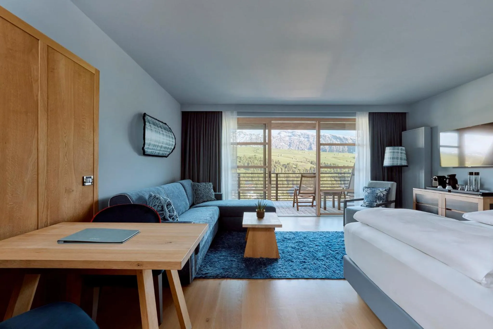 Property building, Bed in COMO Alpina Dolomites