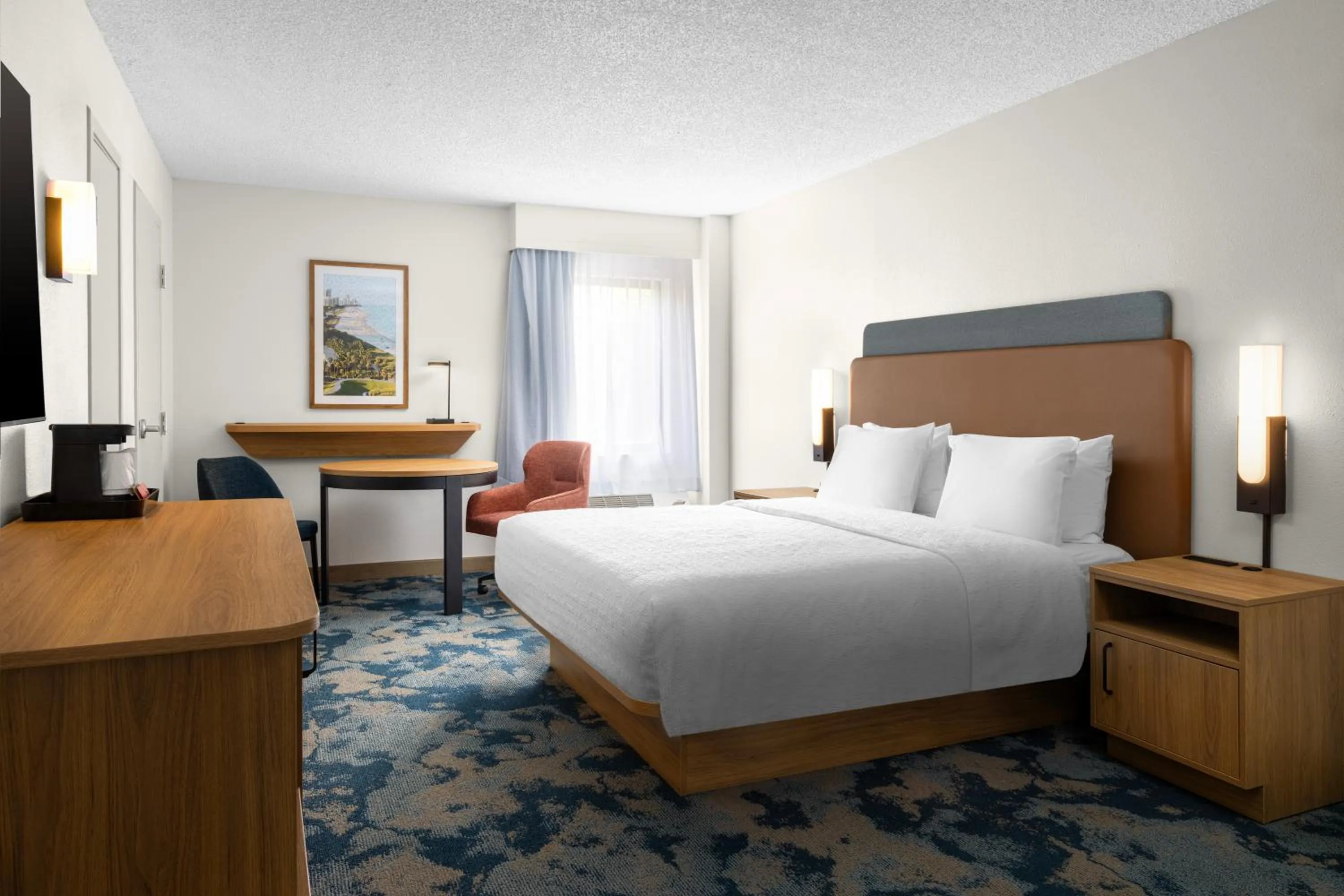 Bed in Hampton Inn Miami-Airport West
